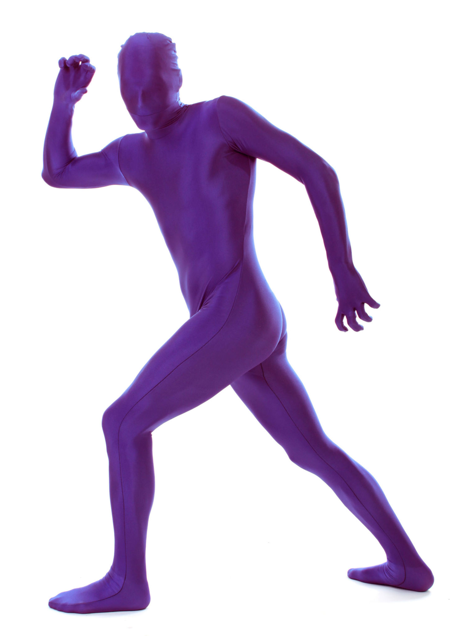 Violettes Ganzkörperkostüm