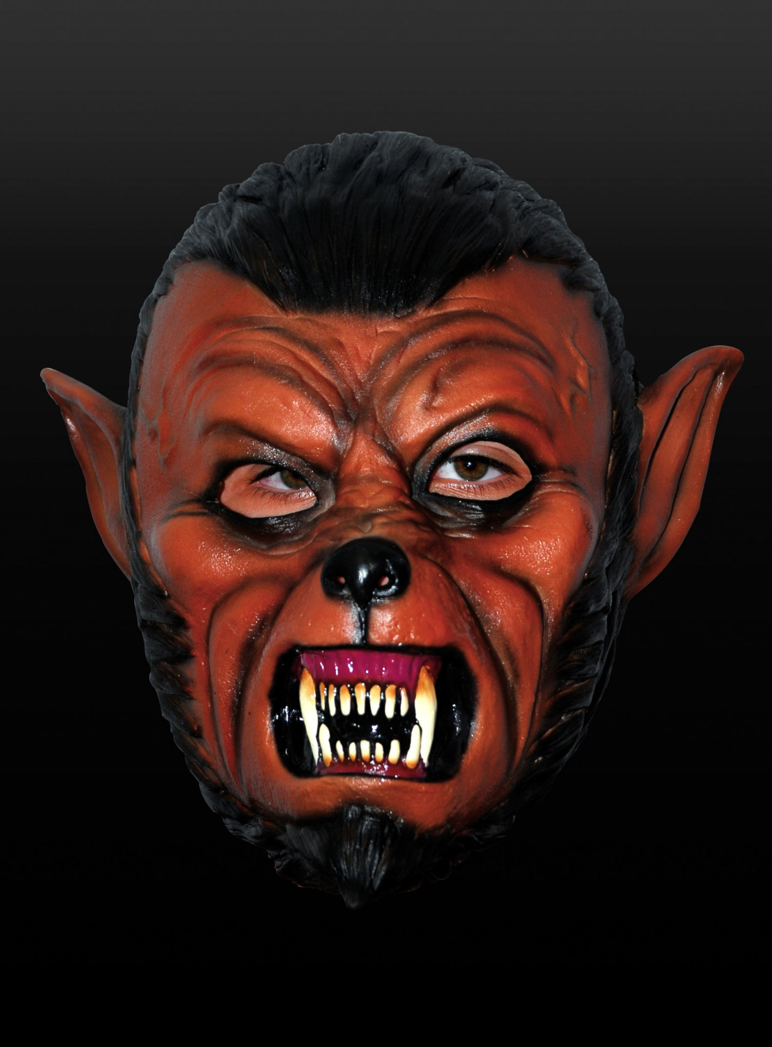 Comic Werwolf Maske aus Latex