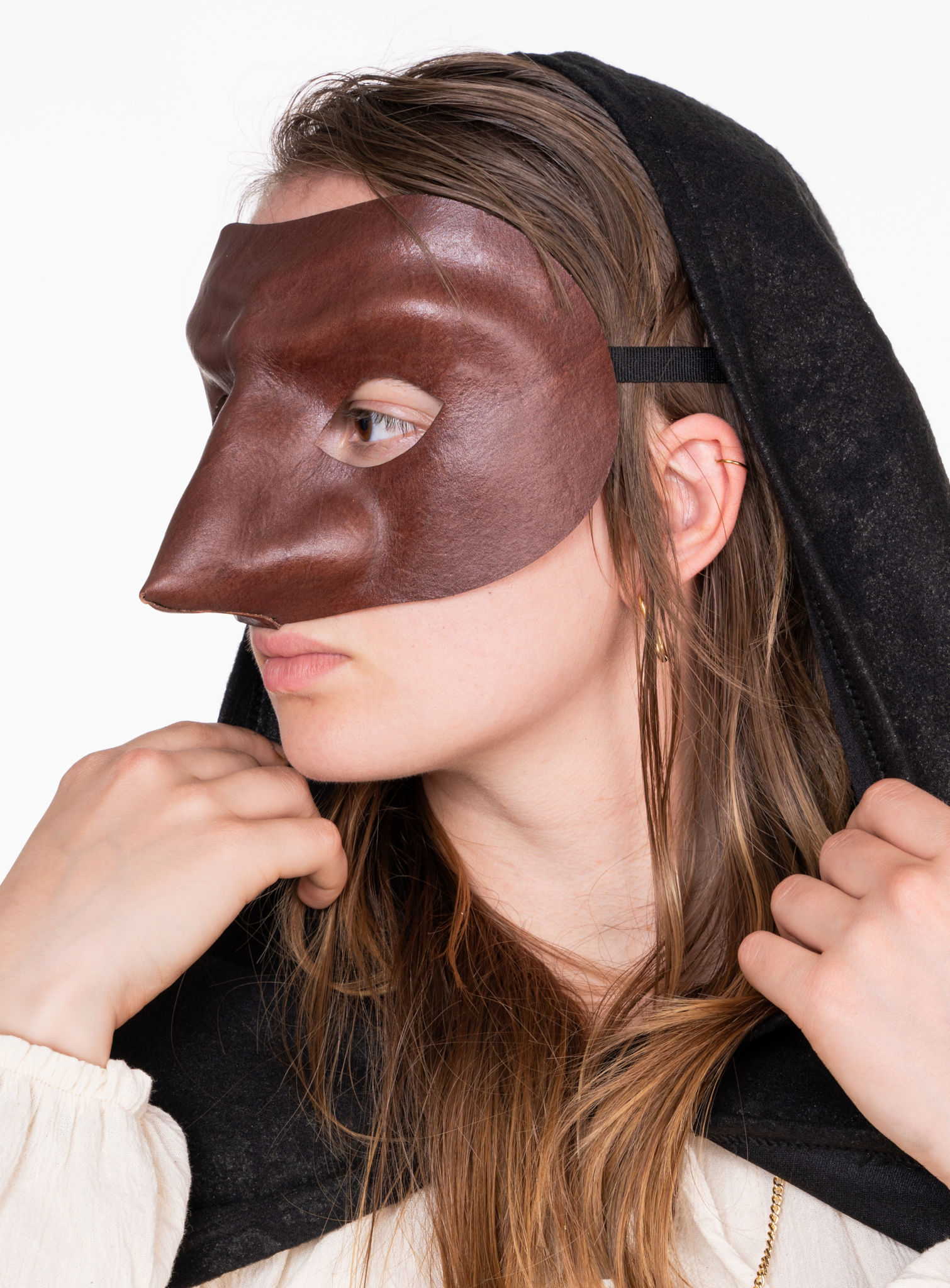 Pantalone de cuoio Commedia dell´Arte Ledermaske