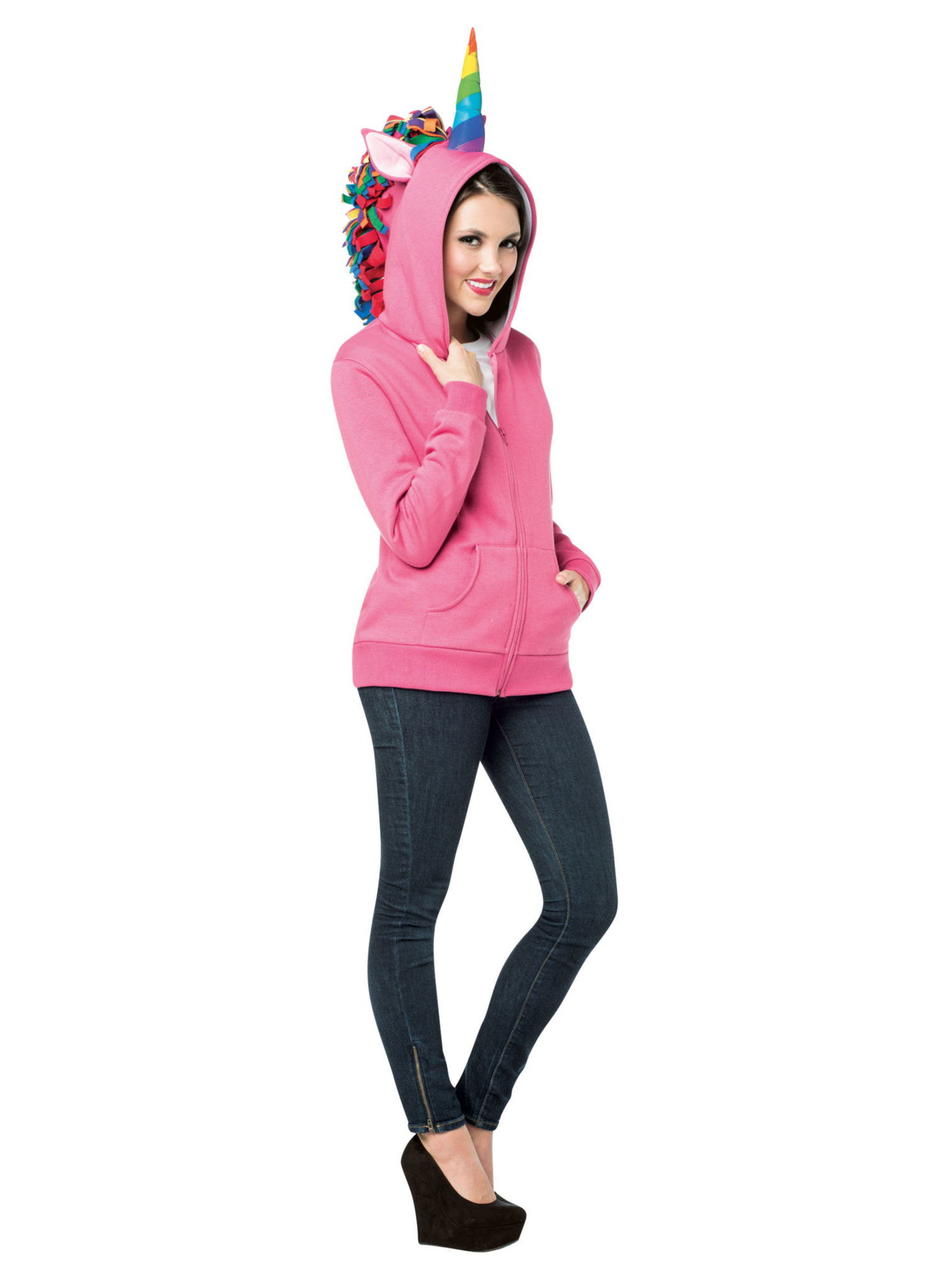 Eenhoorn Hoodie roze