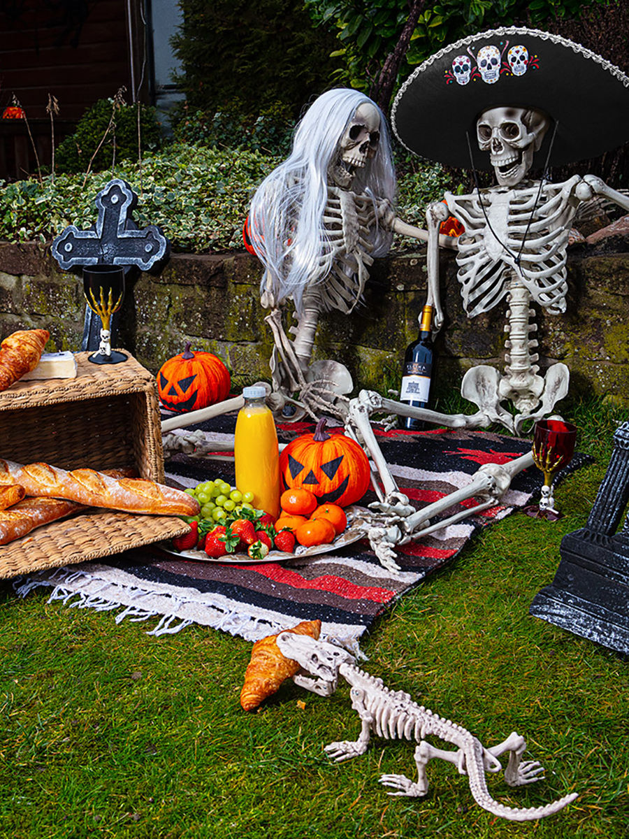 Blinkender Halloween Kürbis