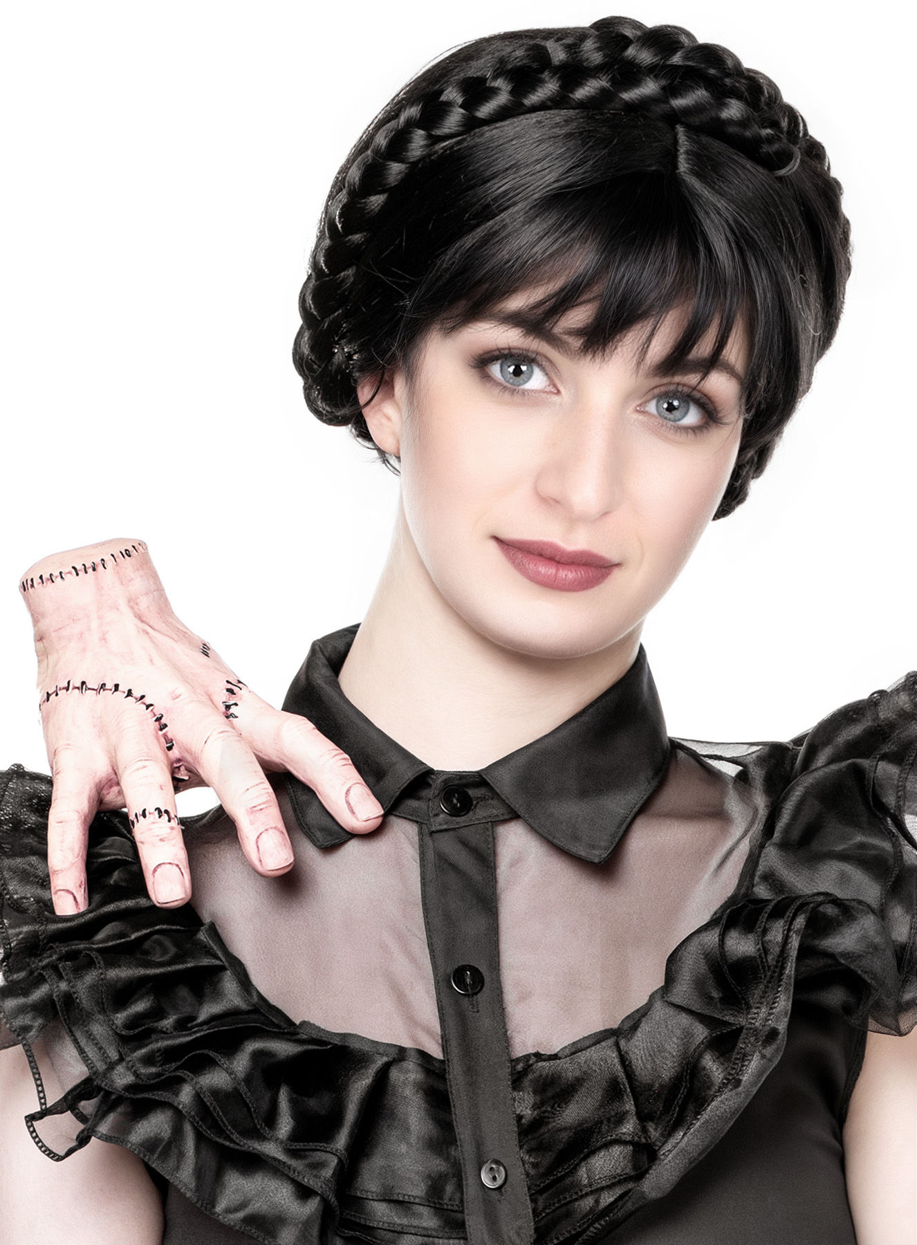 Eiskaltes Händchen stehend - abgehackte Hand Halloween Deko