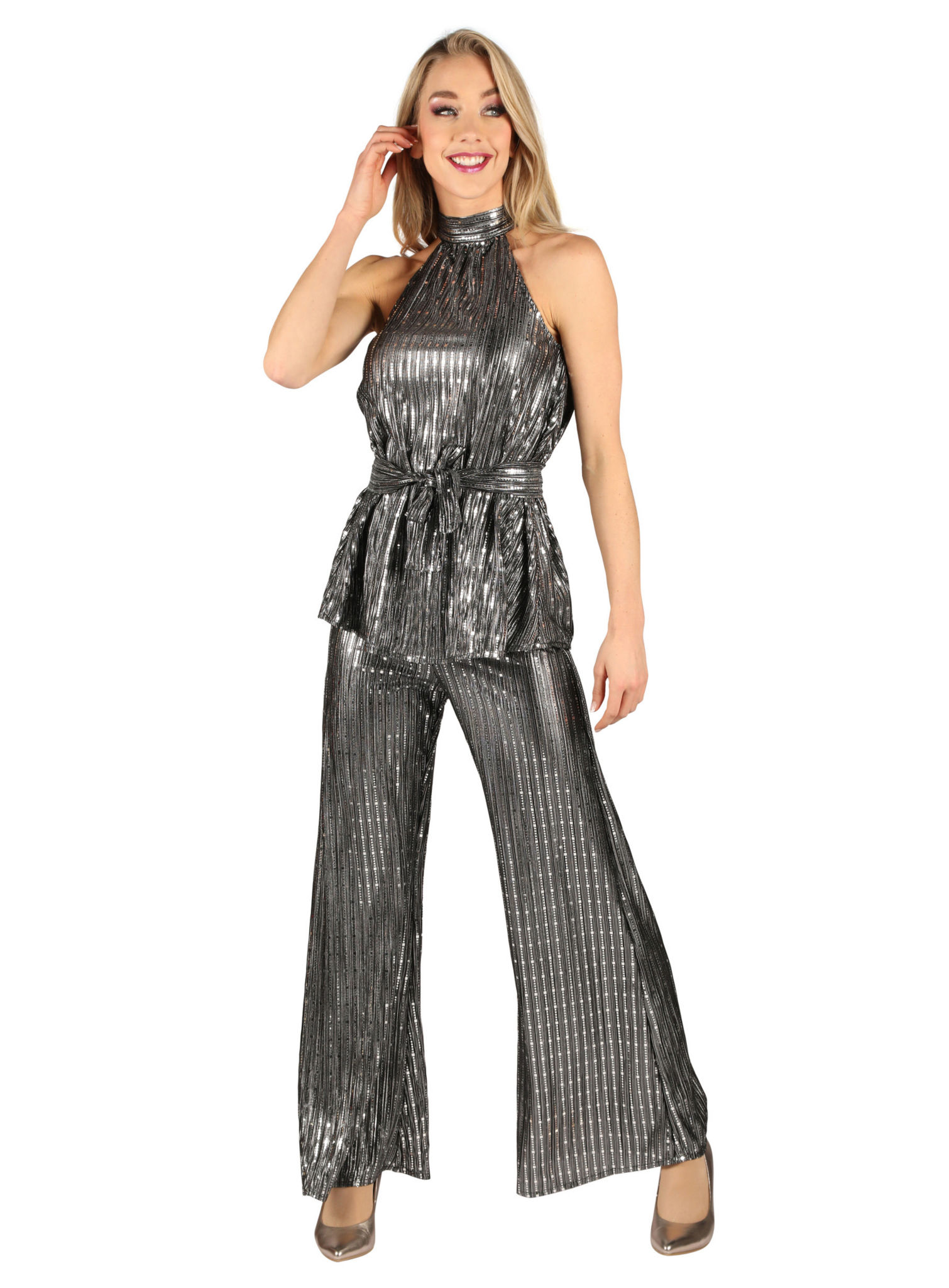 Disco Diva Dress silber