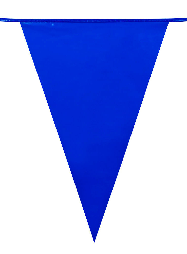 Riesenwimpelkette blau 10 Meter