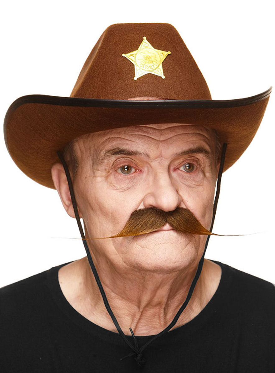 Englischer Moustache Schnurrbart