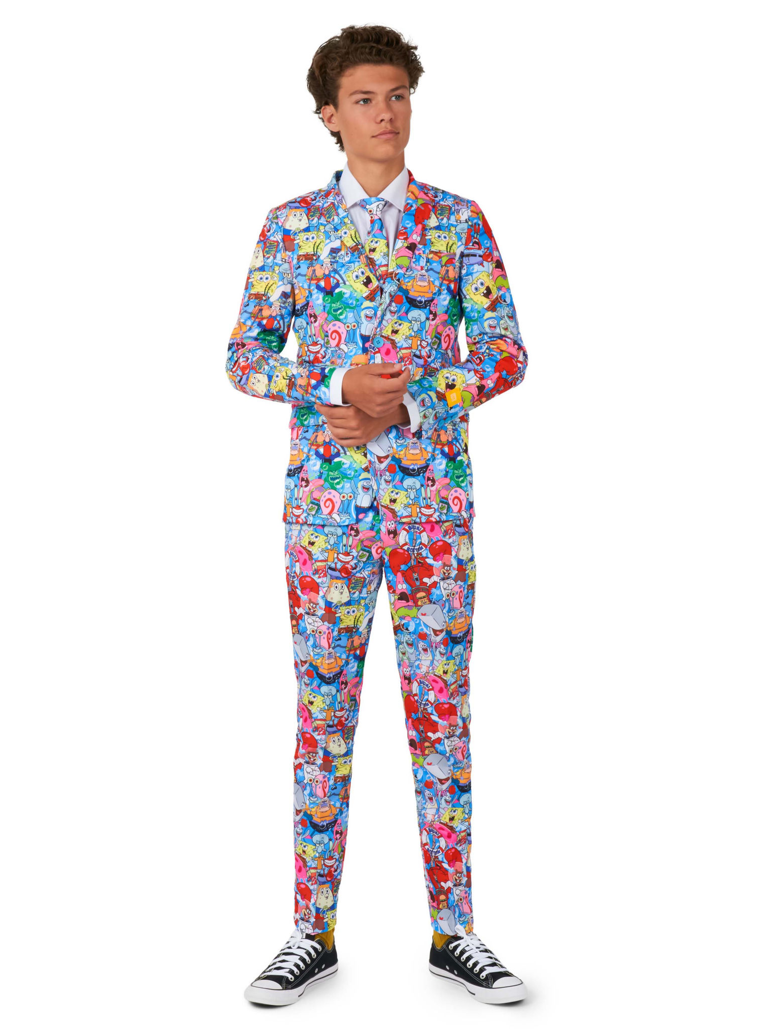 OppoSuits Teen SpongeBob Frenzy Anzug für Jugendliche
