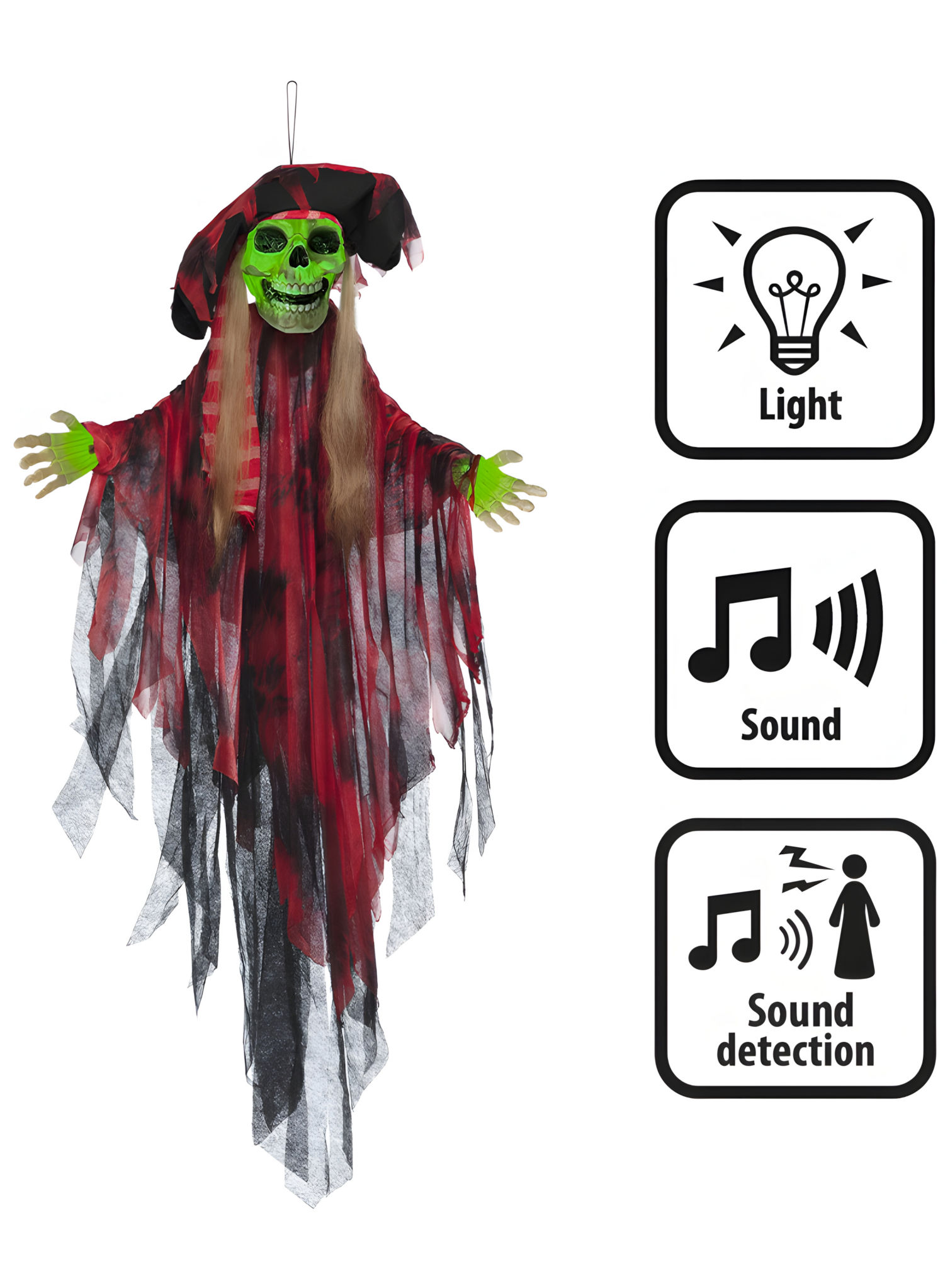 Miss Ghost Pirate – Hängedeko 160 cm