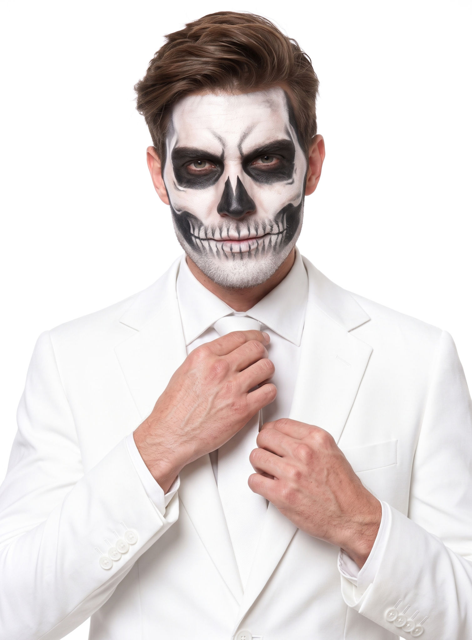 White Death OppoSuit Kostüm-Set