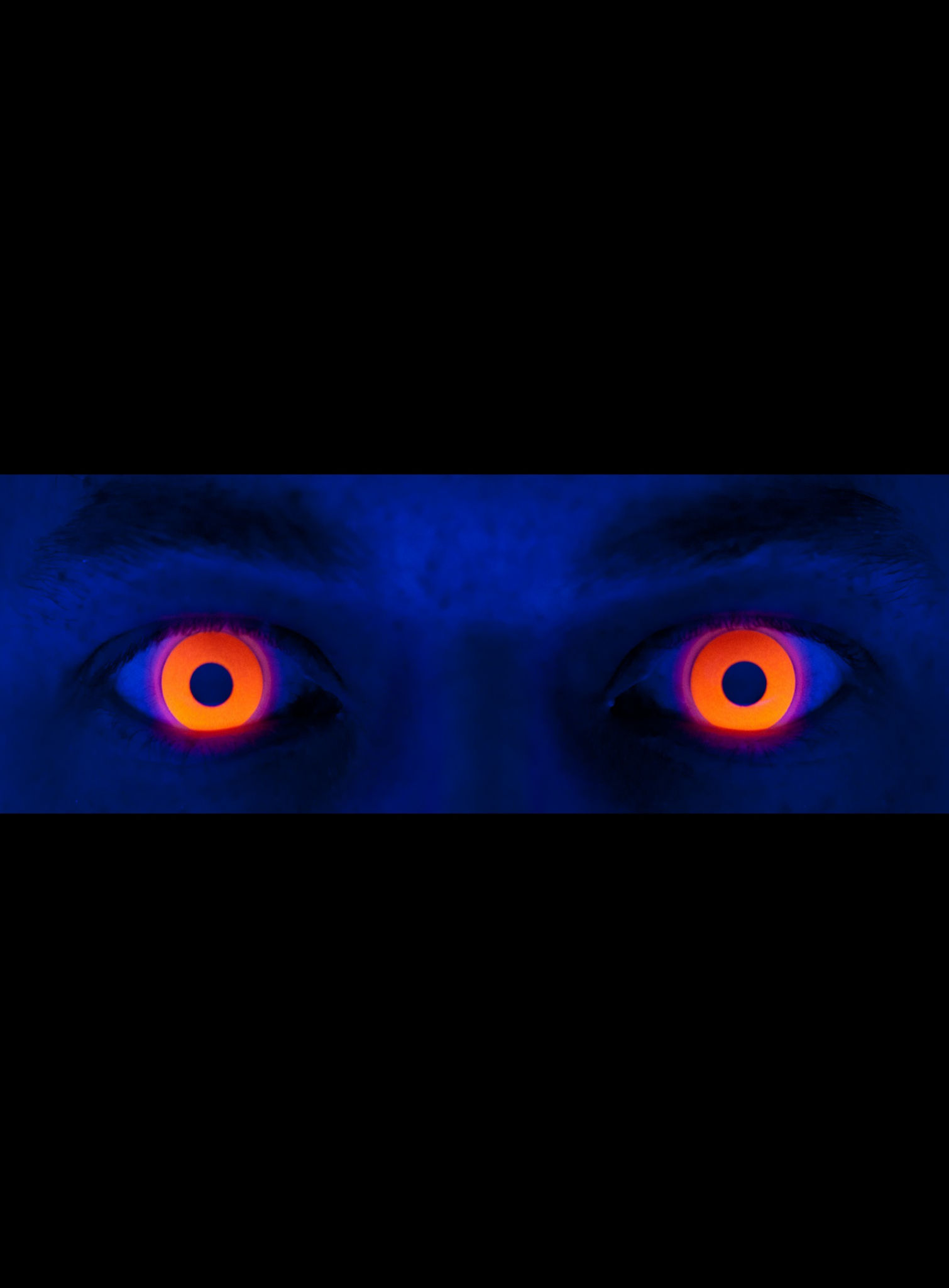 UV Orange Kontaktlinsen