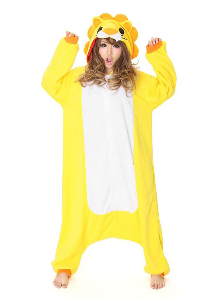 Löwe Kigurumi Kostüm