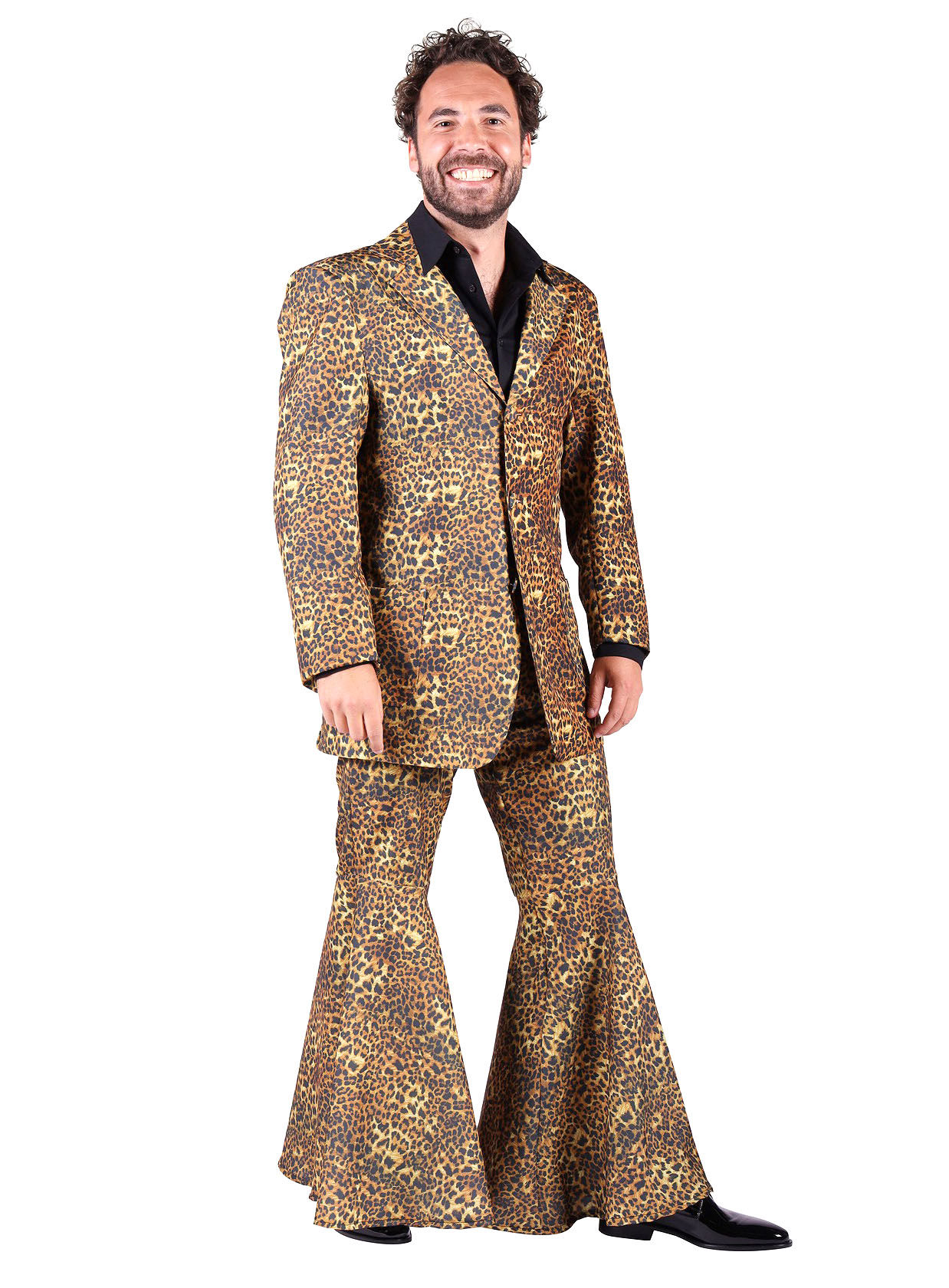 Hippie Anzug Leopardenmuster