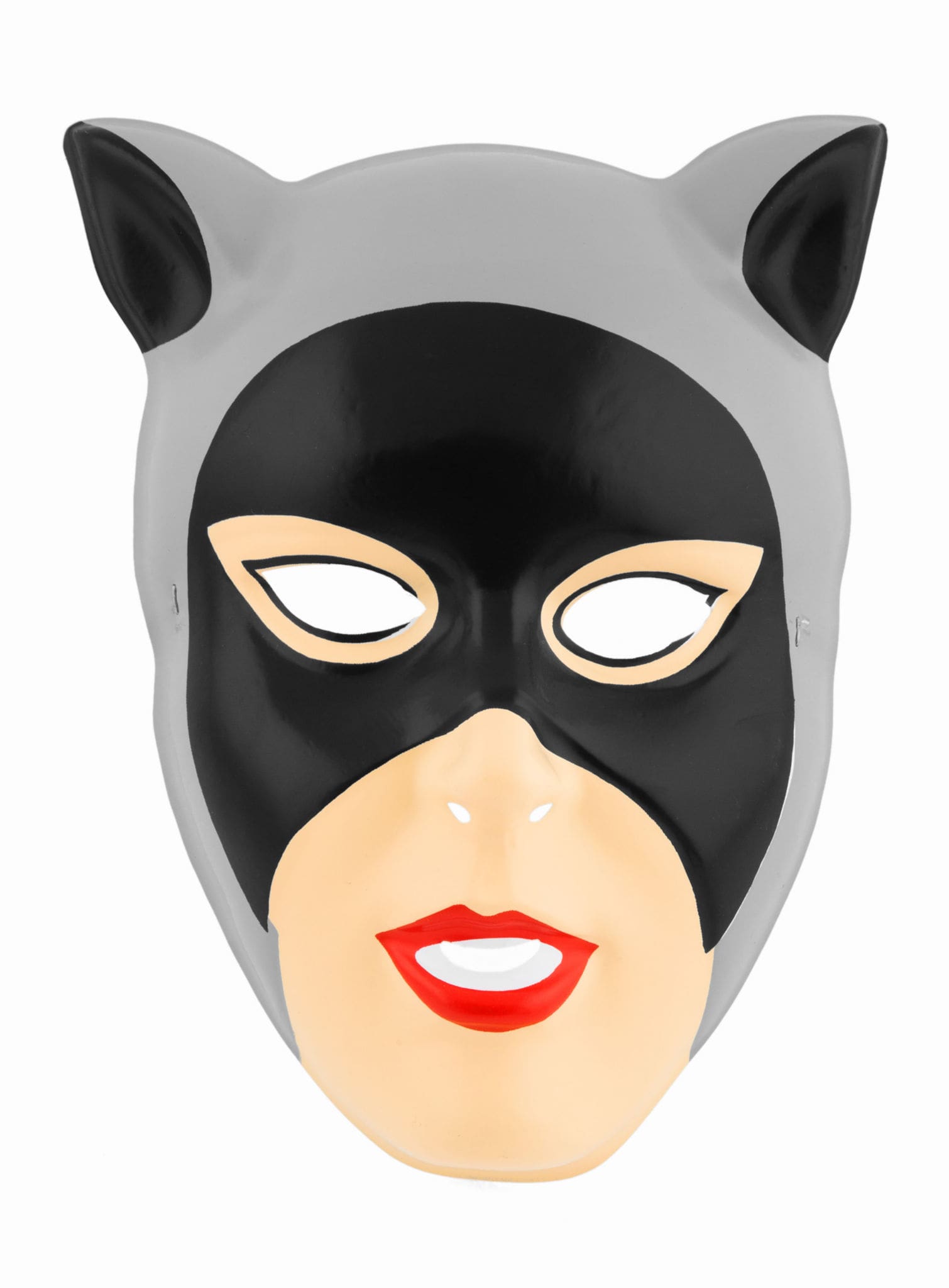 Catwoman Kindermaske aus Kunststoff