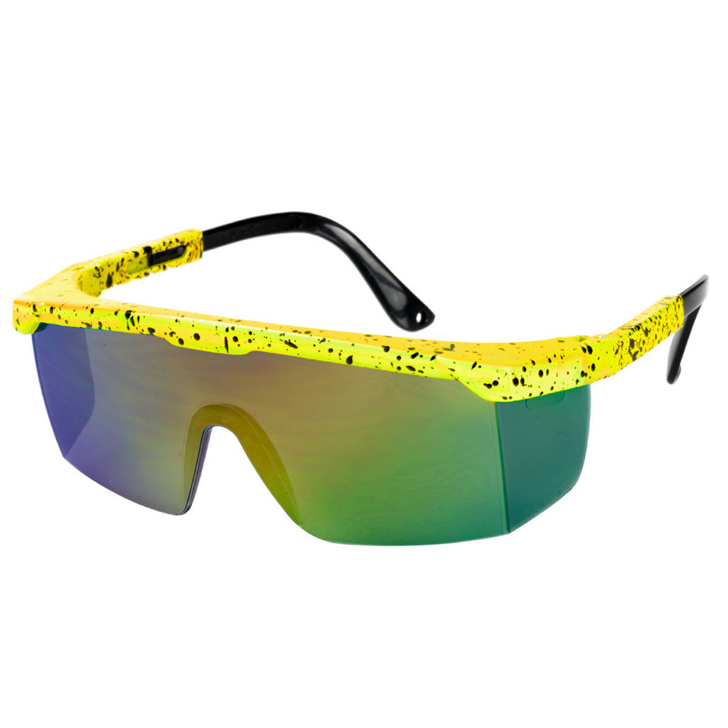 80er Schnelle Brille gelb