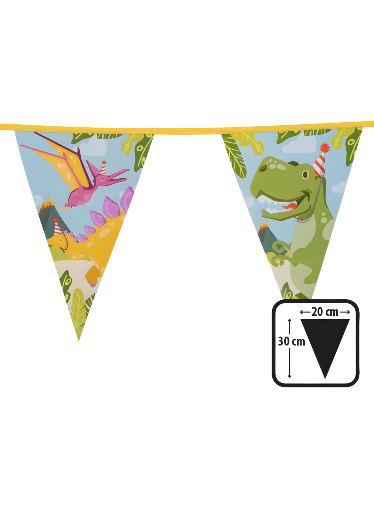 Dino Wimpelkette 6 Meter