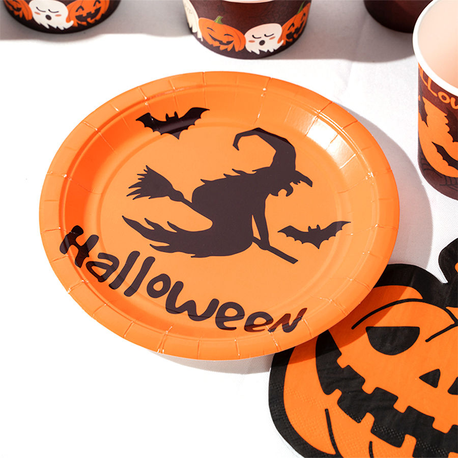 Halloween Party-Geschirr Set Basic 23-teilig