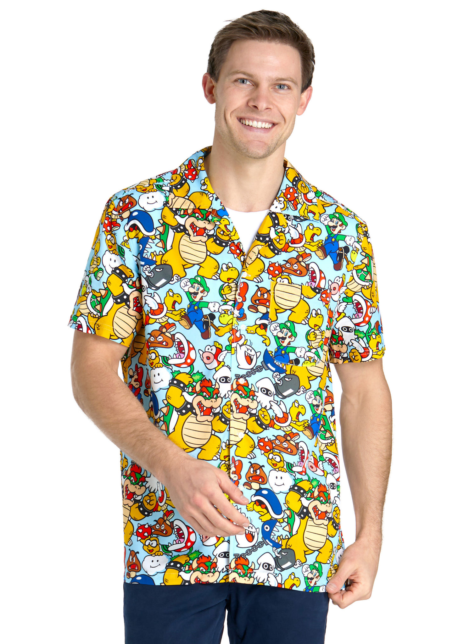 OppoSuits Bowsers Kingdom zomerhemd