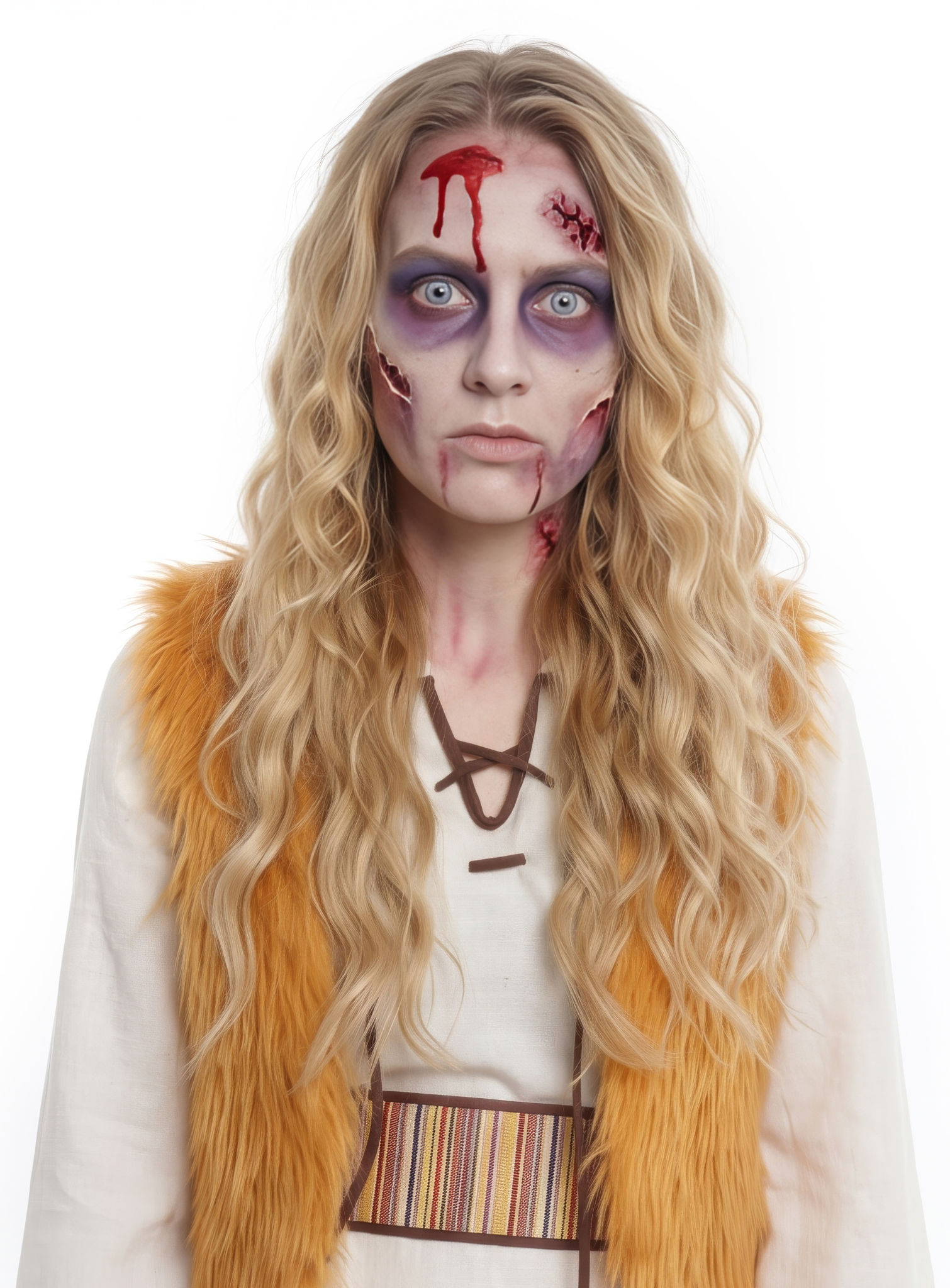 Zombie Hippie Kostüm für Frauen