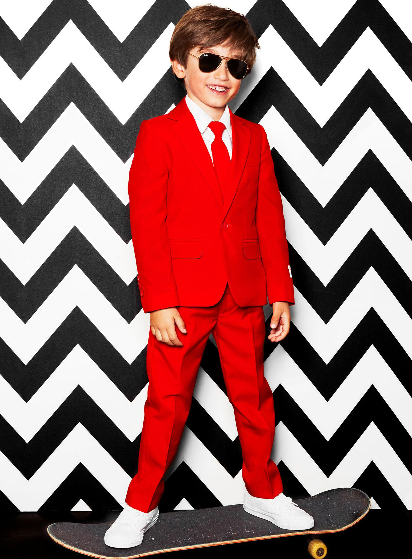 OppoSuits Boys Red Devil Anzug für Kinder