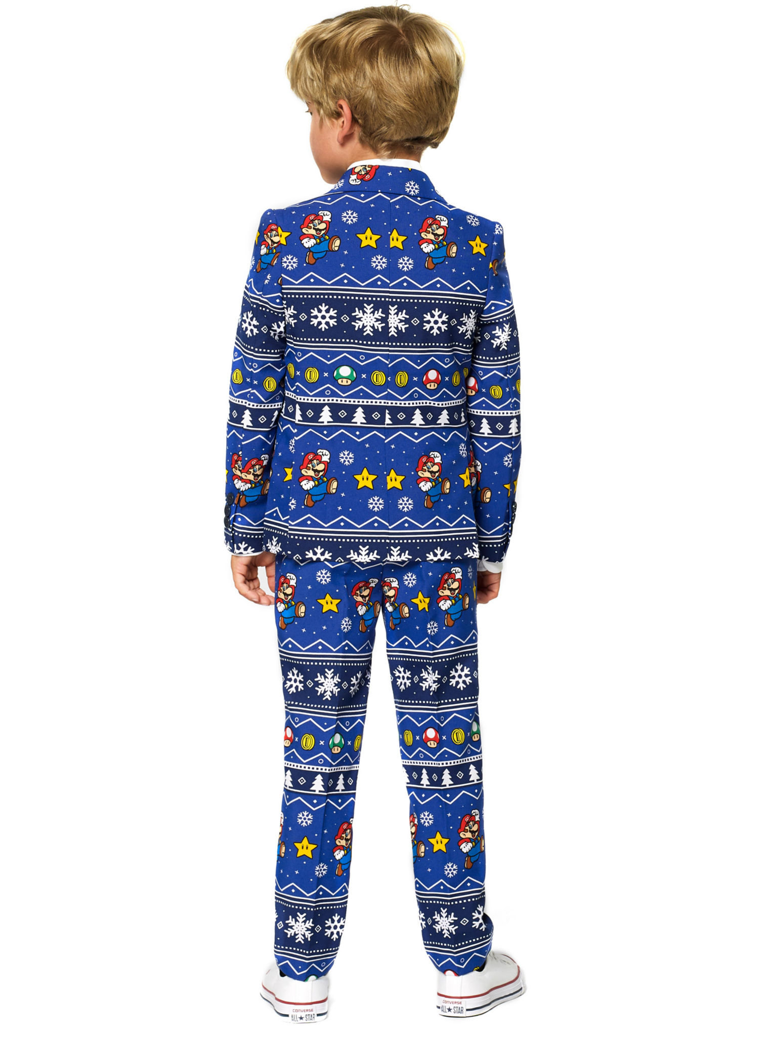 OppoSuits Boys Merry Mario Anzug für Kinder