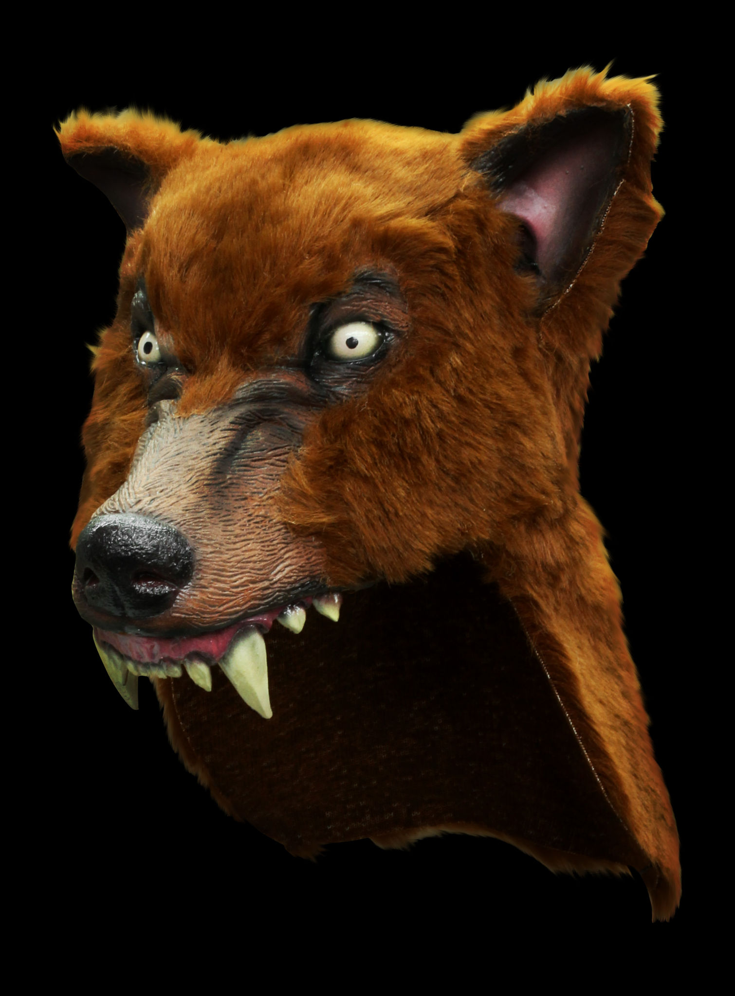 Brauner Wolf Kopfbedeckung
