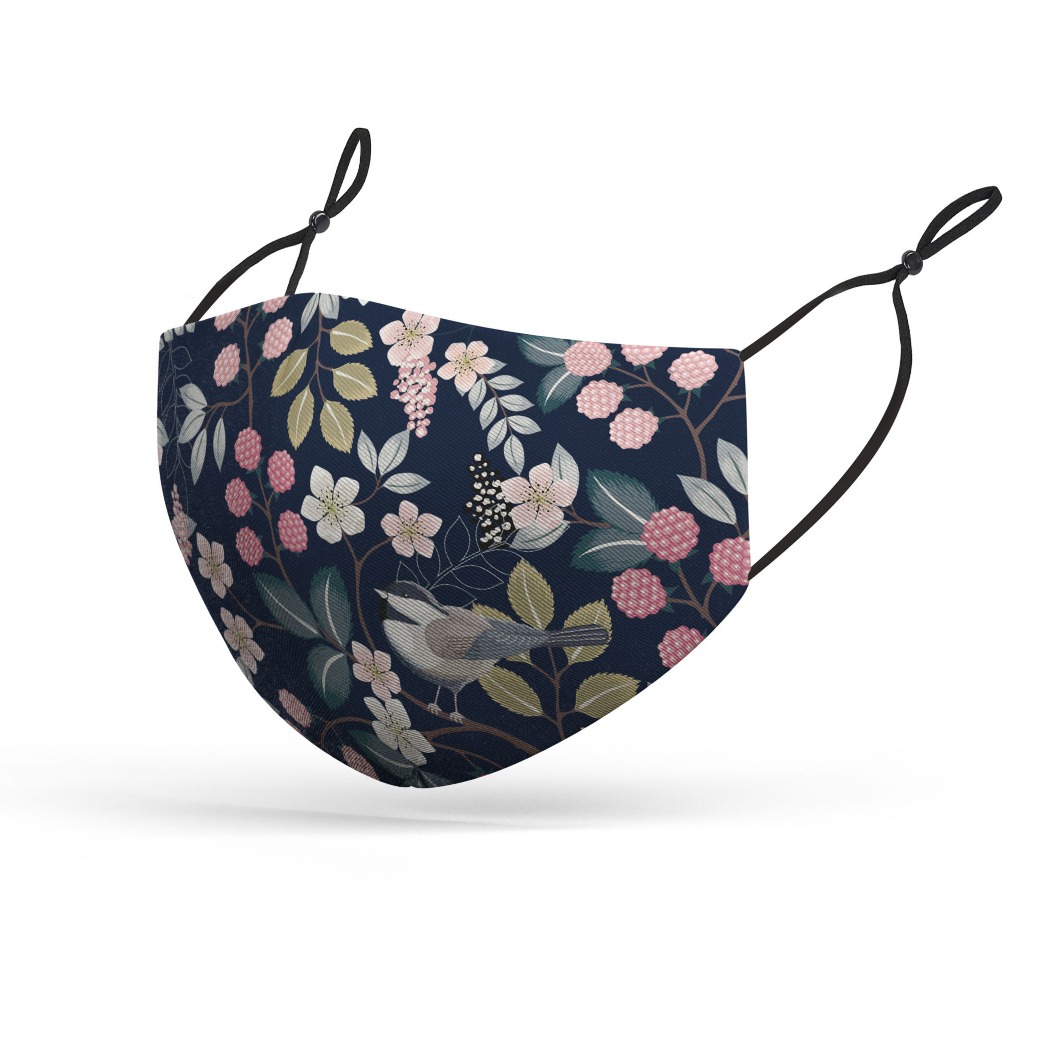 Stoffen masker bloemenpatroon