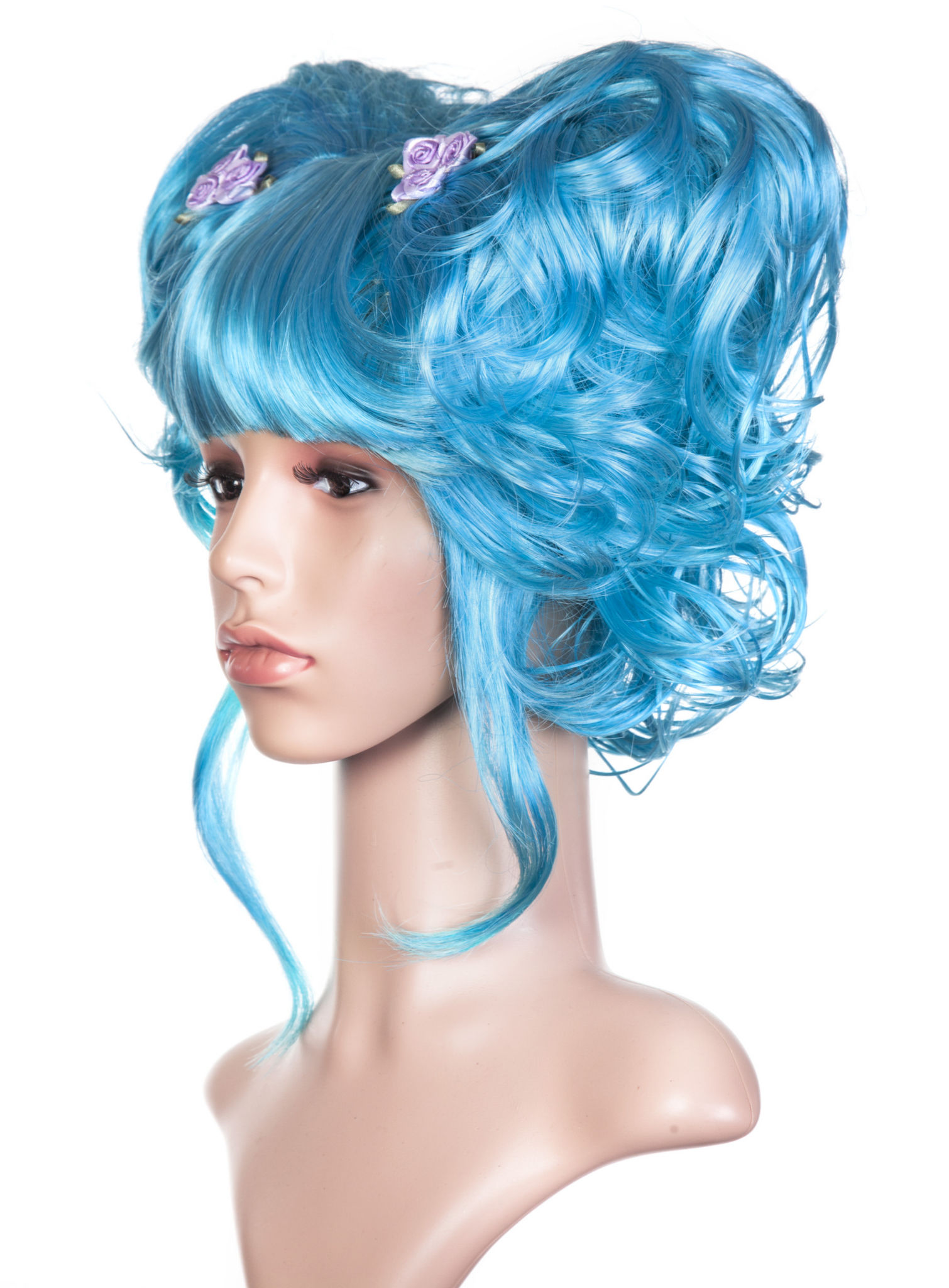 Manga Pruik Turquoise