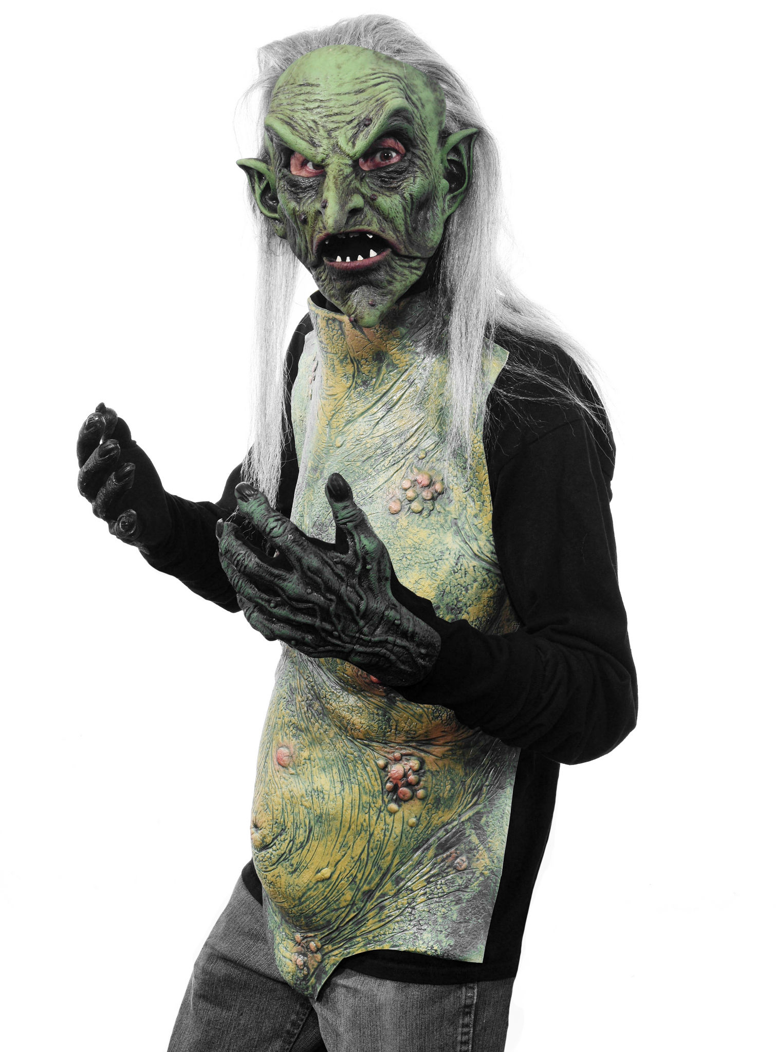 Ork Oberkörper aus Latex