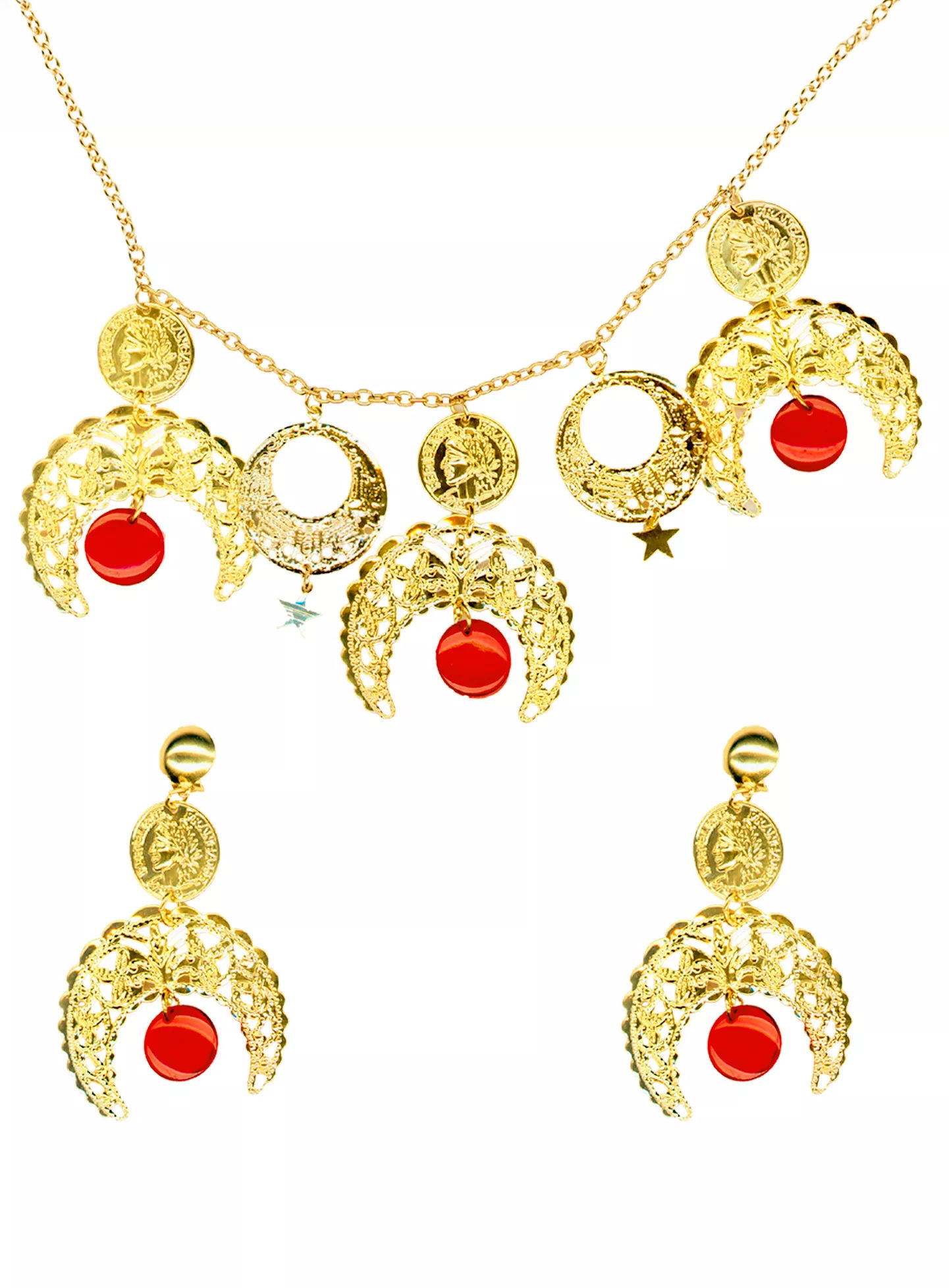 Schmuckset Halbmond