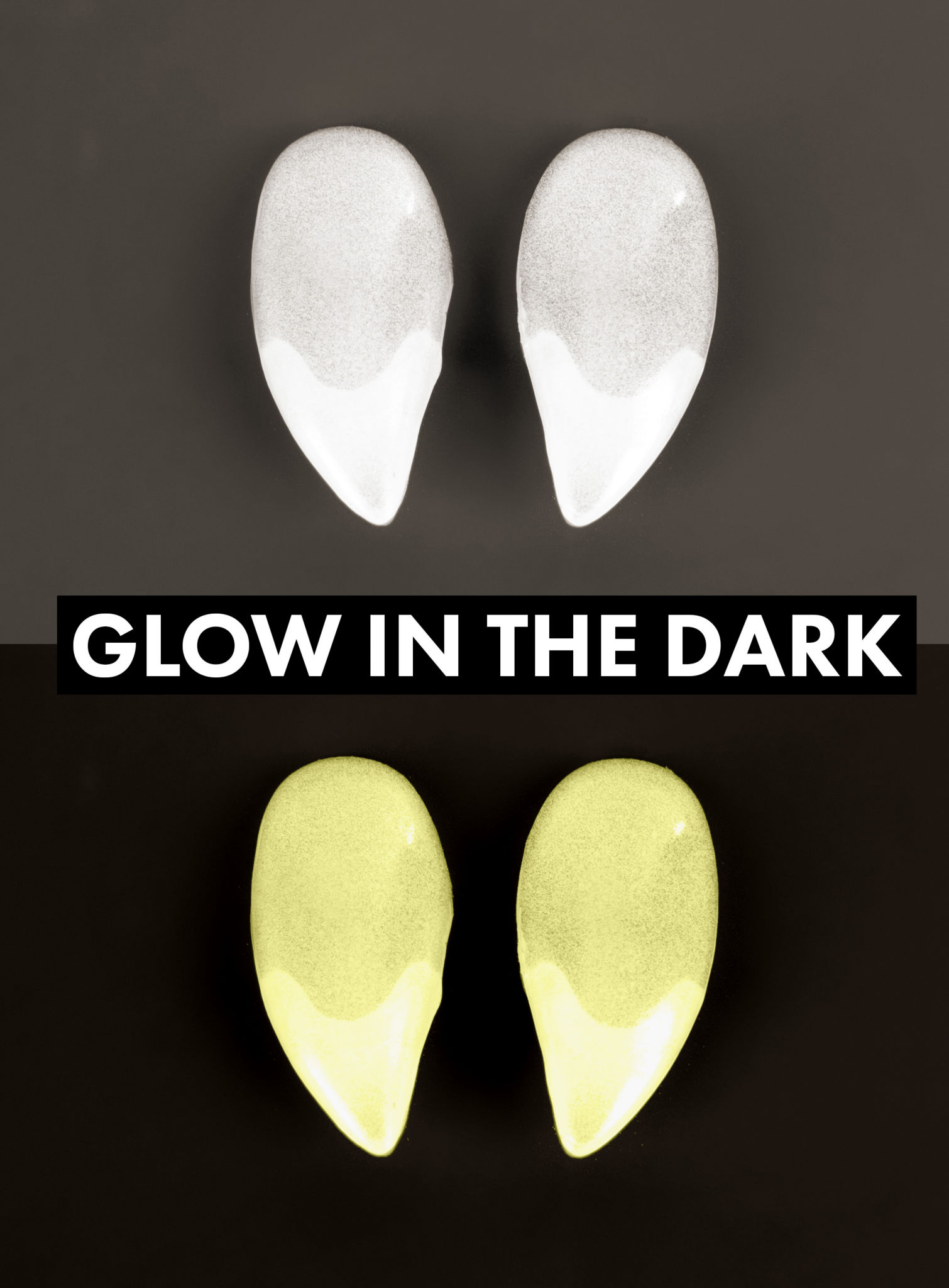 Vampirzähne - Glow in the Dark Steckzähne