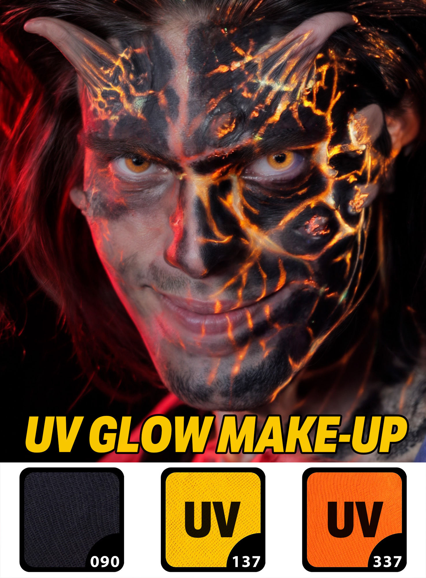 UV Make-up Set Lava Dämon
