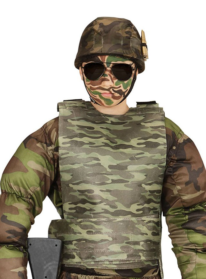 Schutzweste Camouflage für Kinder