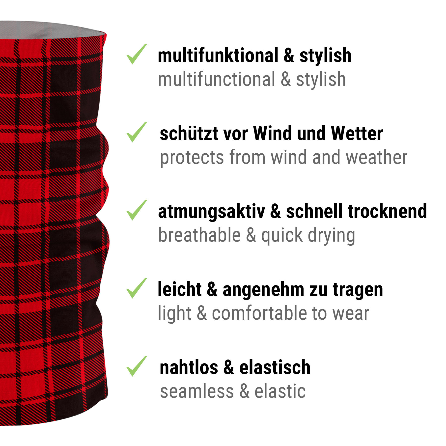 Schlauchschal Holzfäller