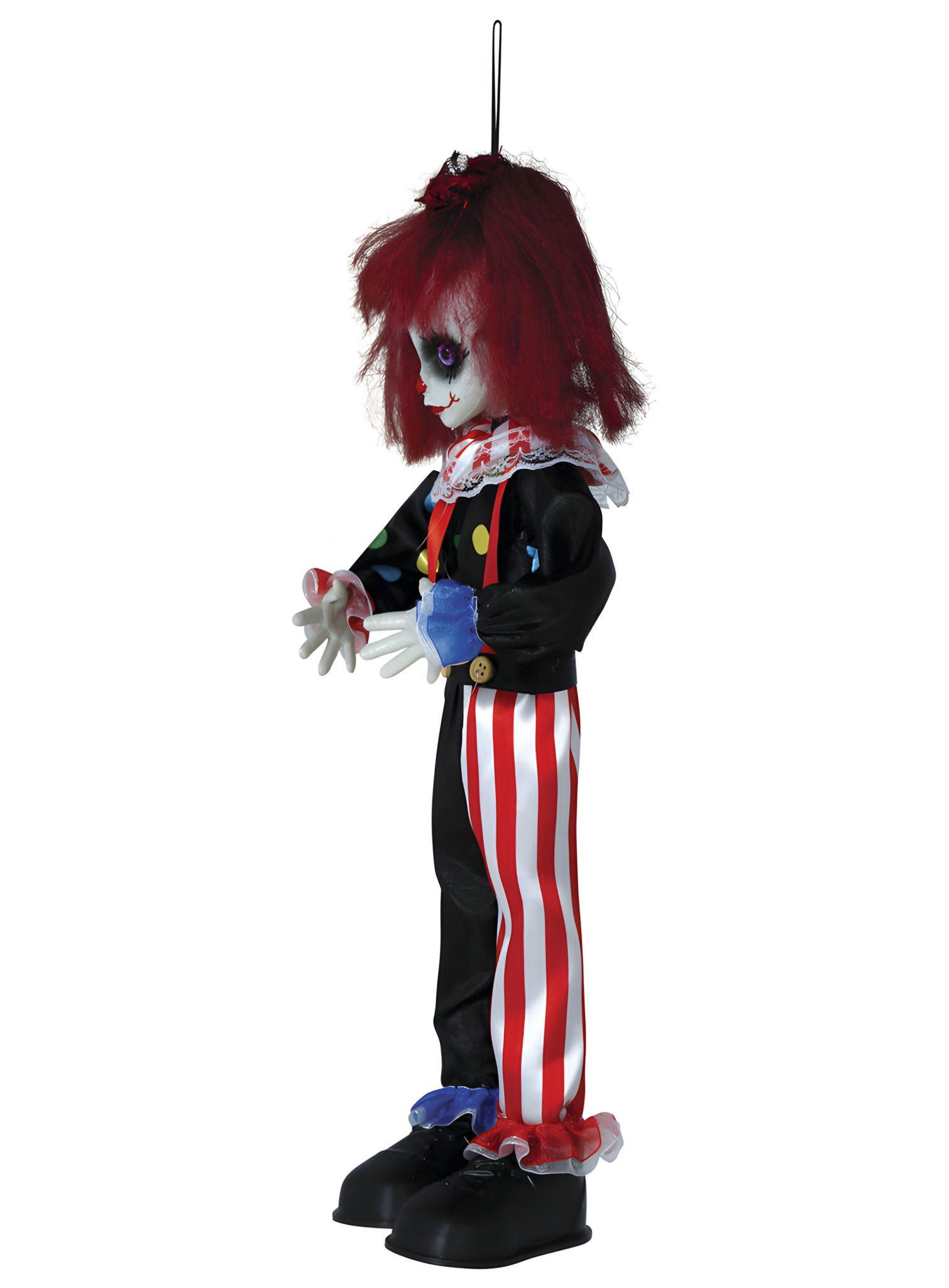 Clown d’horreur fille – Décoration à suspendre 40 cm
