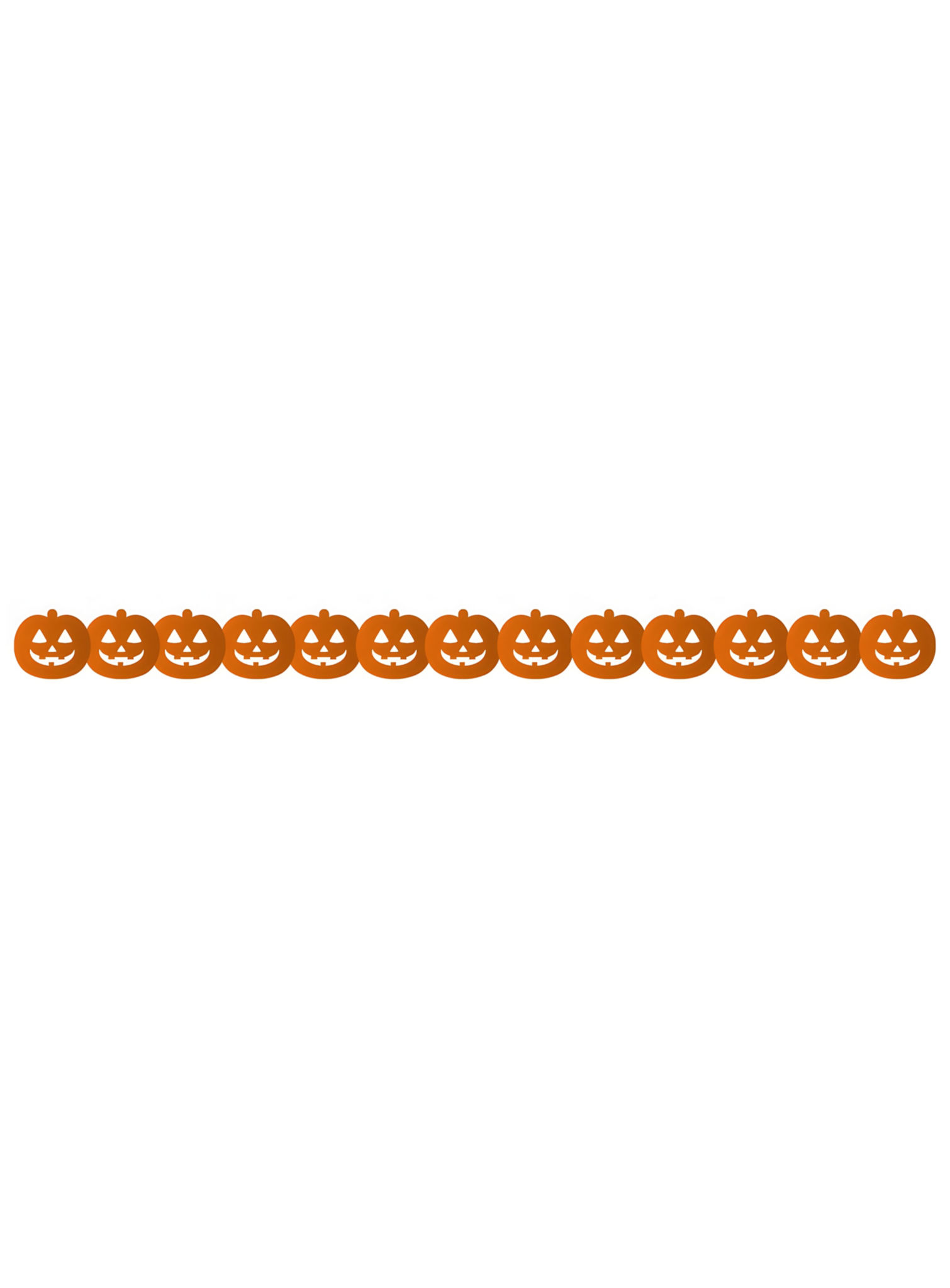 Halloween-pompoenslinger – Halloween-decoratie 300 cm