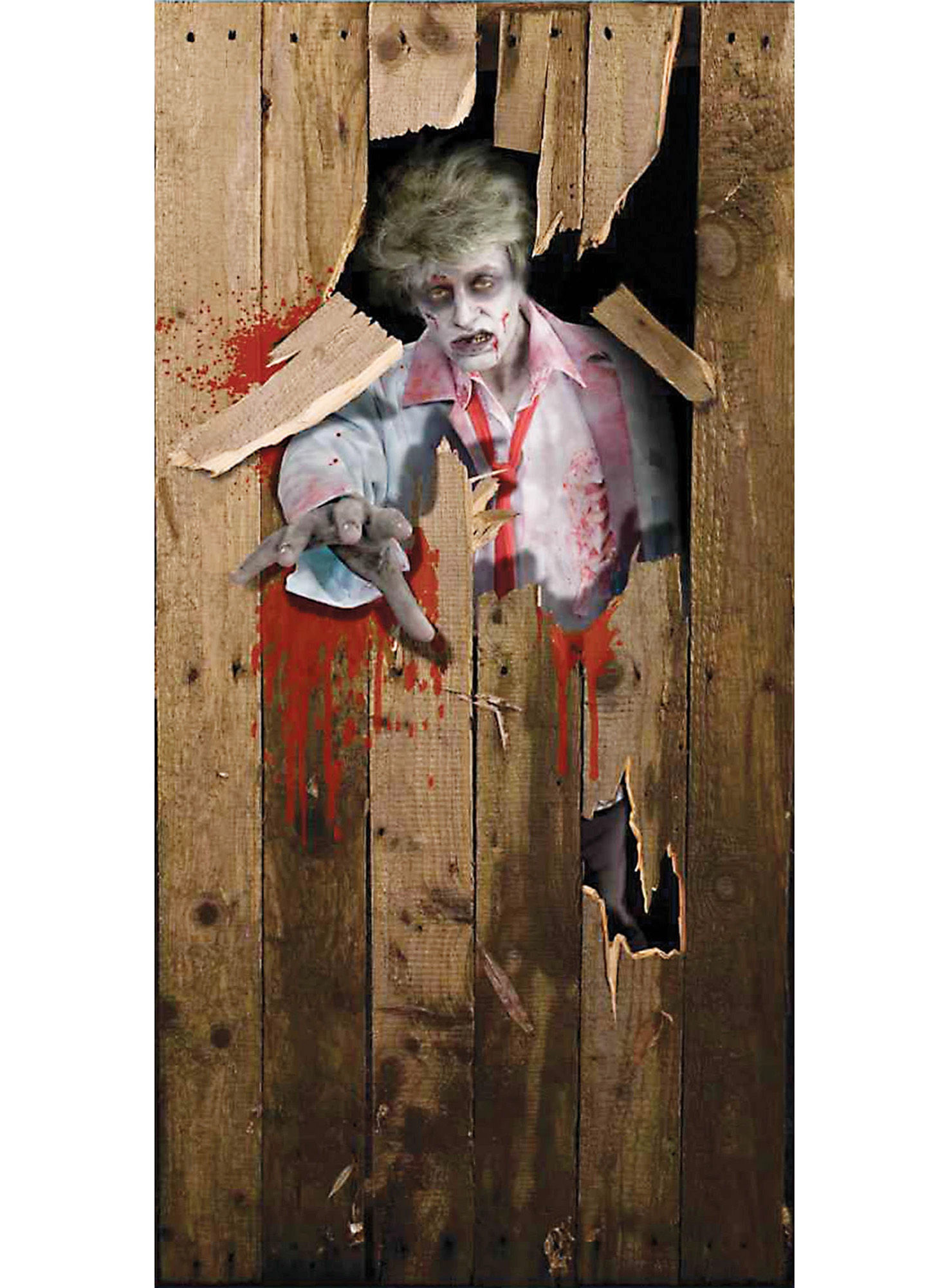 Zombie Doorbreaker Halloween deurdecoratie