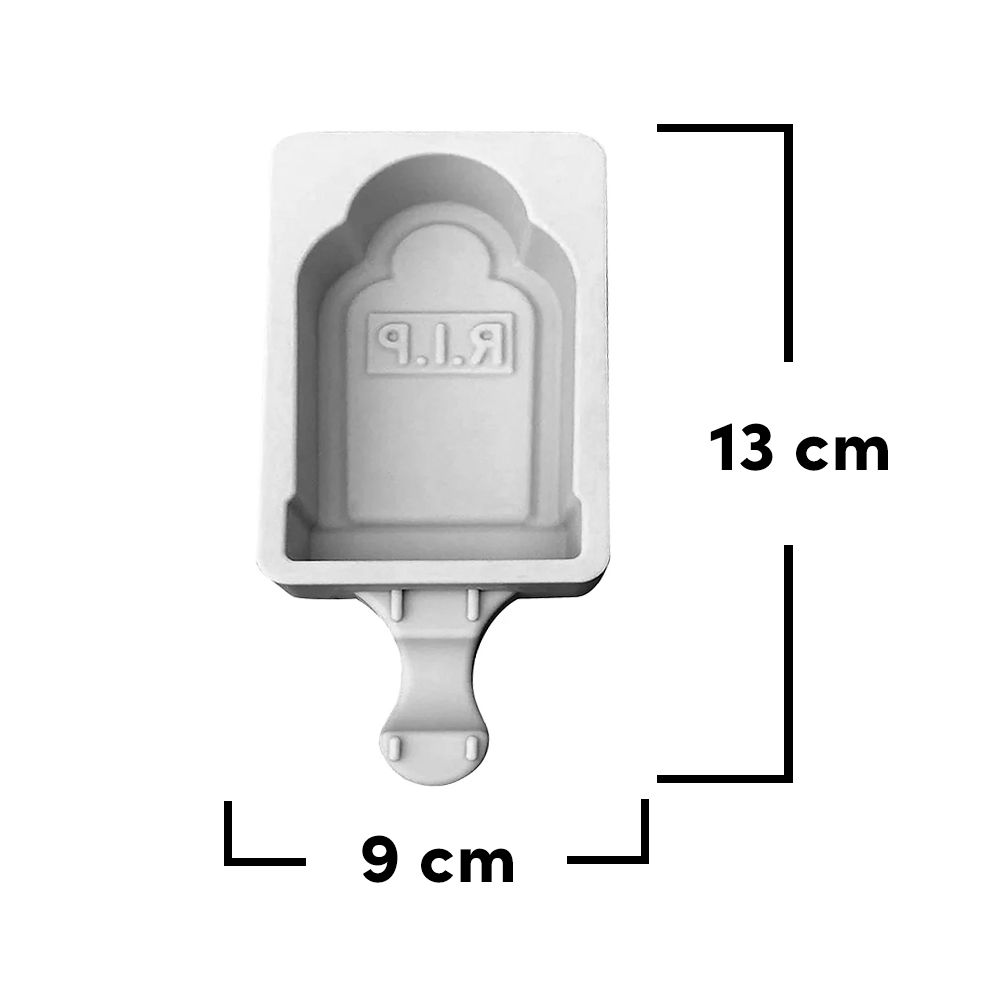 Grabstein Silikonform für Eis am Stiel