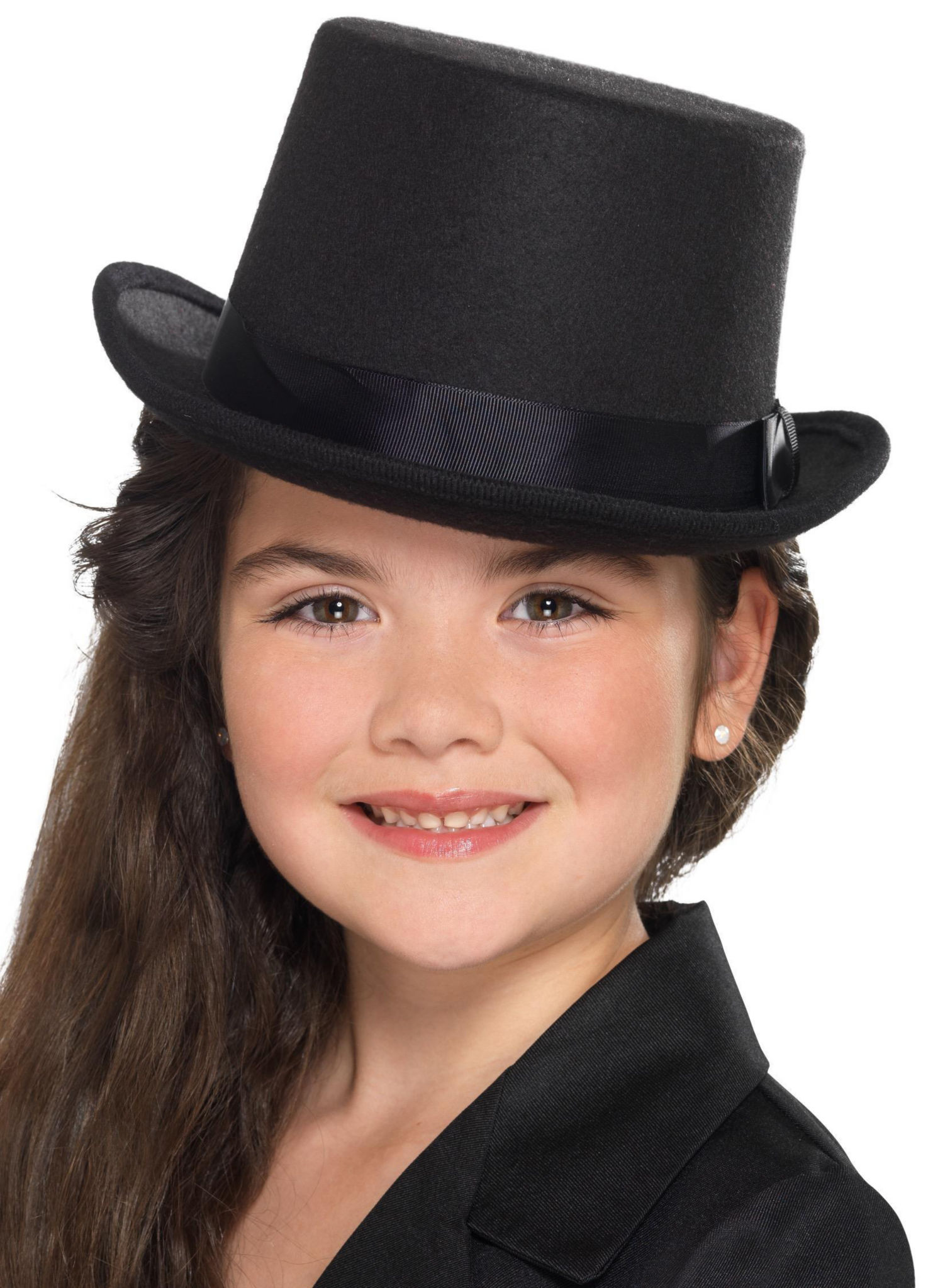 Zylinder für Kinder schwarz