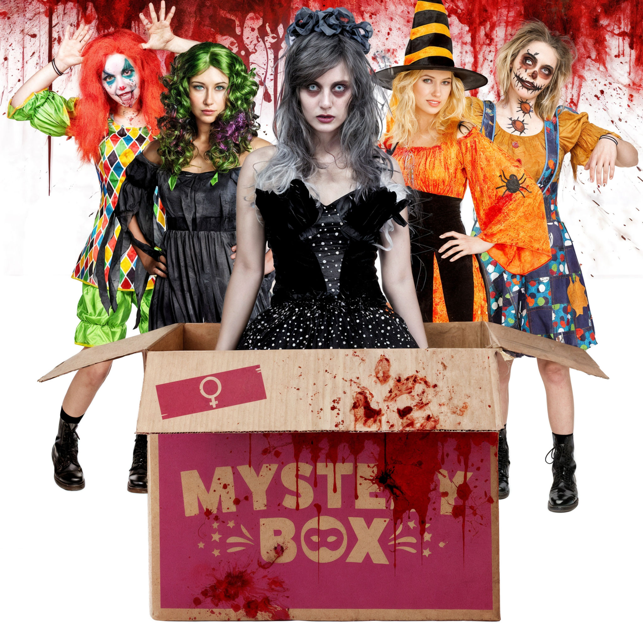 Mystery Box Halloween – 3 Damenkostüme