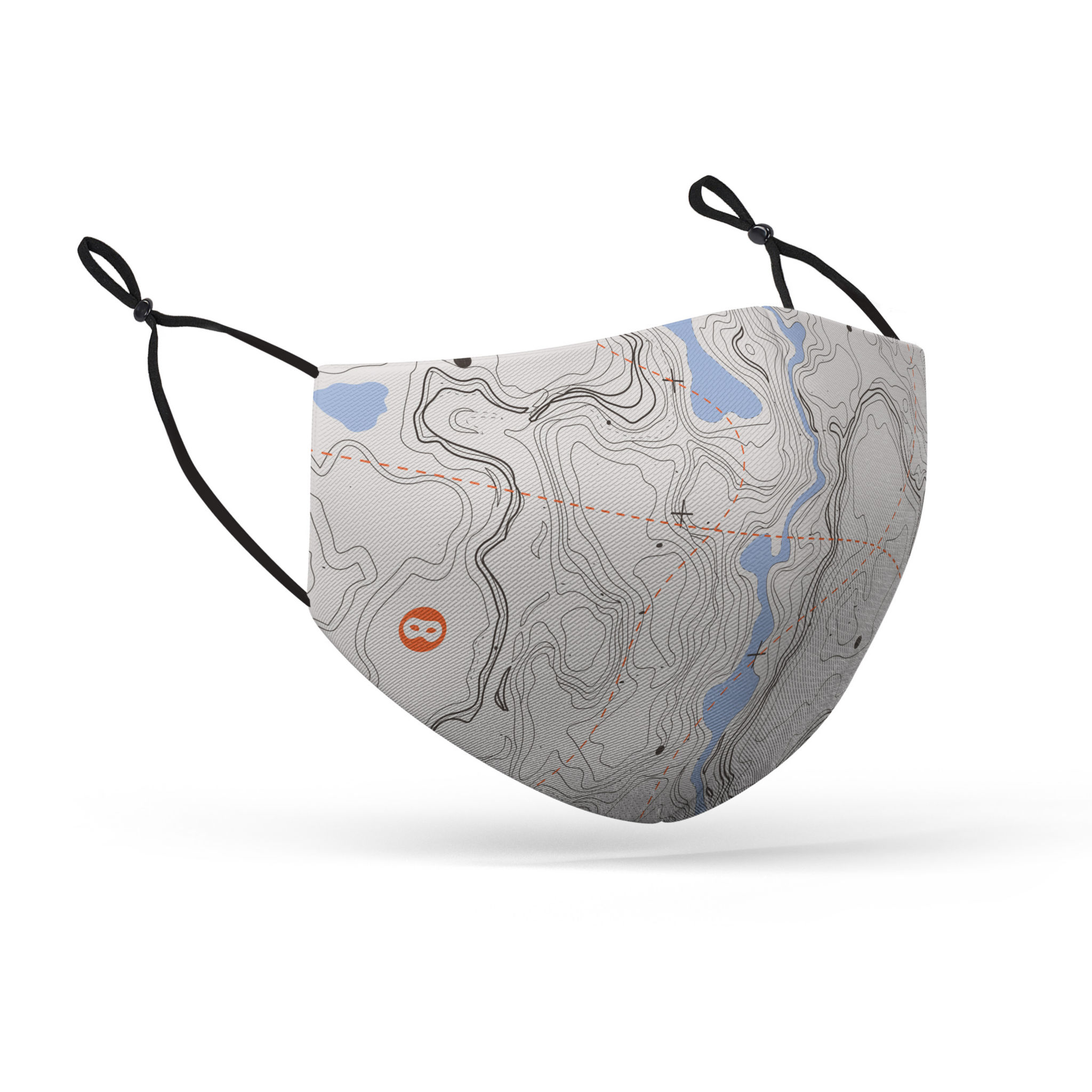 Stoffmaske Topografie
