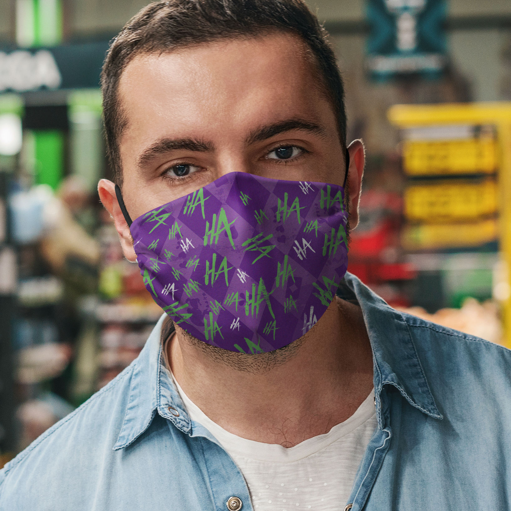 Stoffmaske Joker