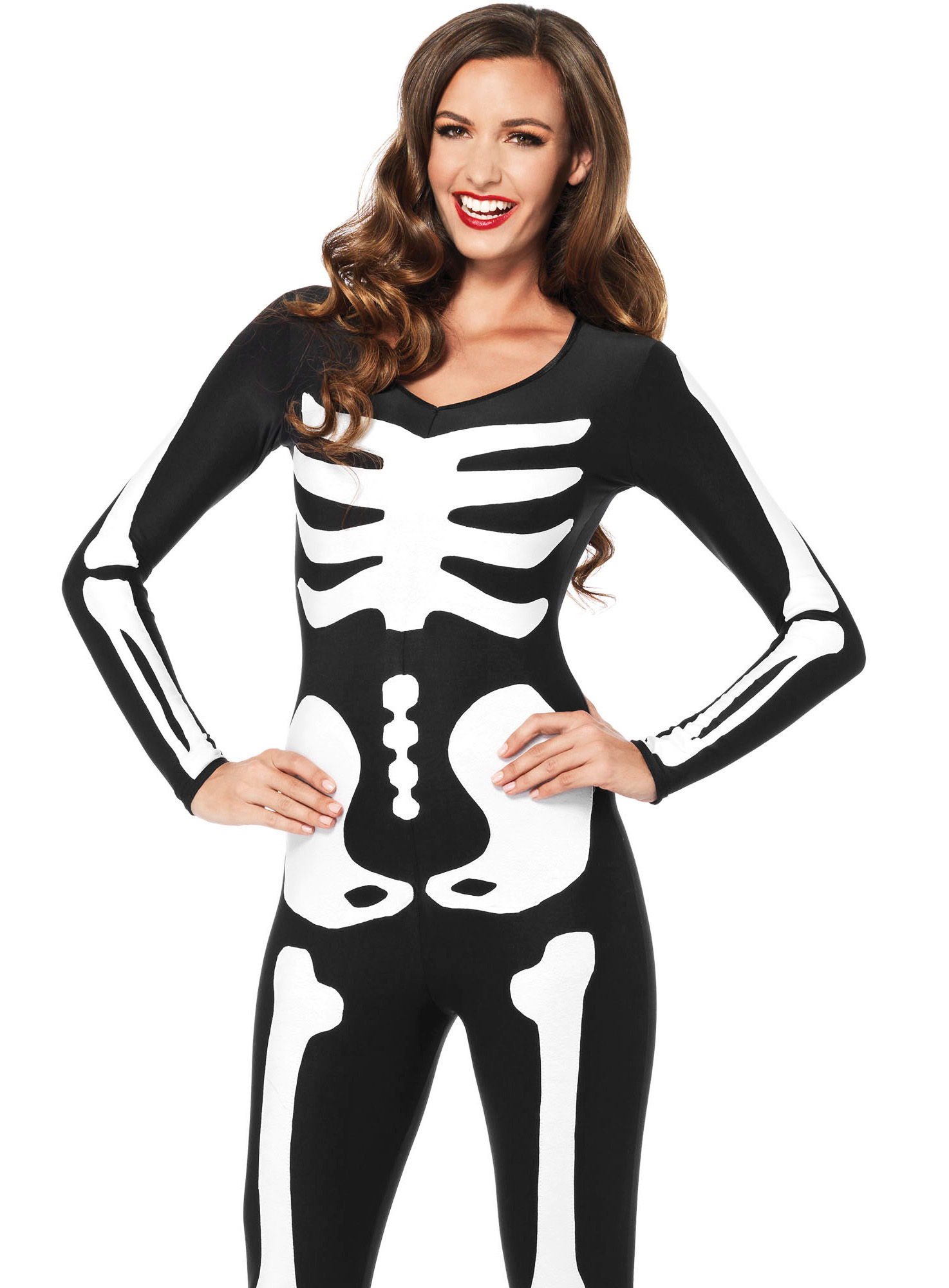 Skelett-Catsuit
