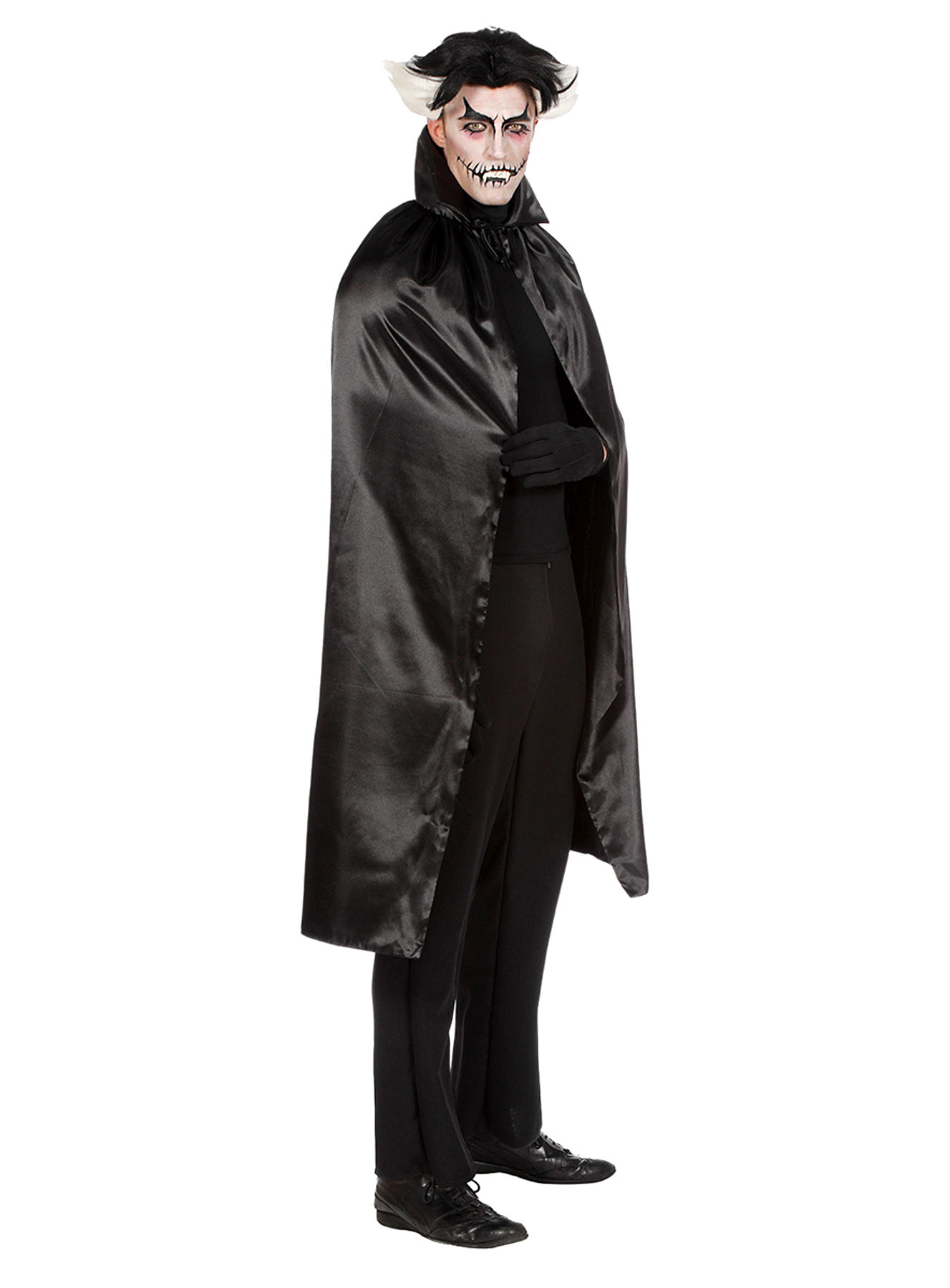 Schwarzes Vampircape für Erwachsene