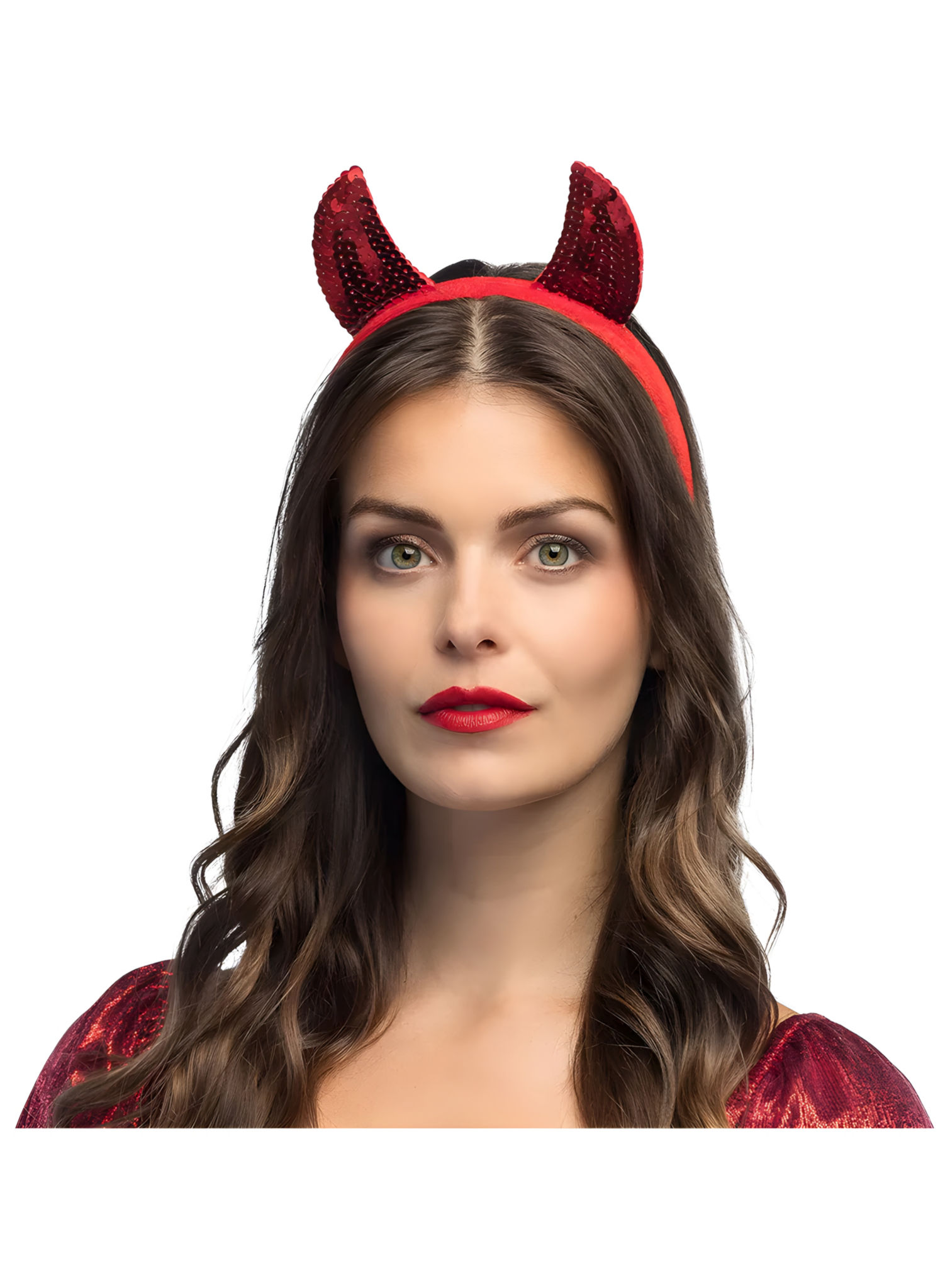 Pailletten Teufelshörner Diadem