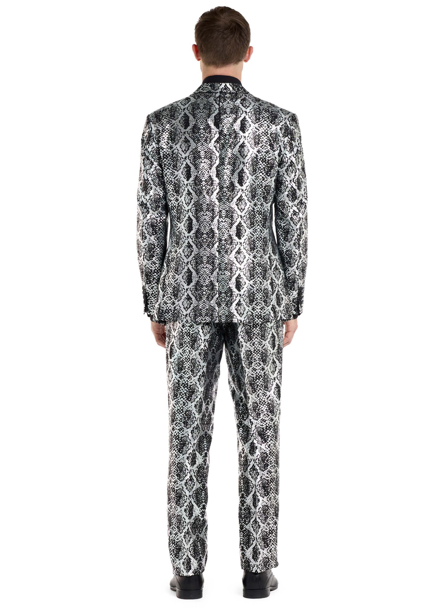 OppoSuits Silver Snakes Anzug