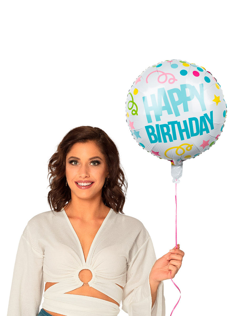 Happy Birthday Folienballon