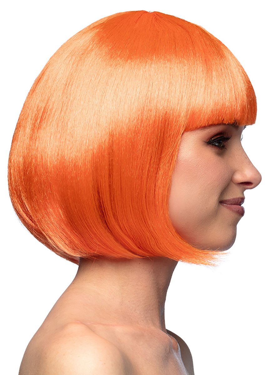 Pagenschnitt orange Perücke