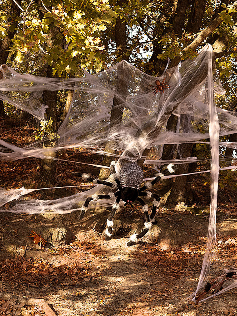 Dikke harige spin Halloween decoratie