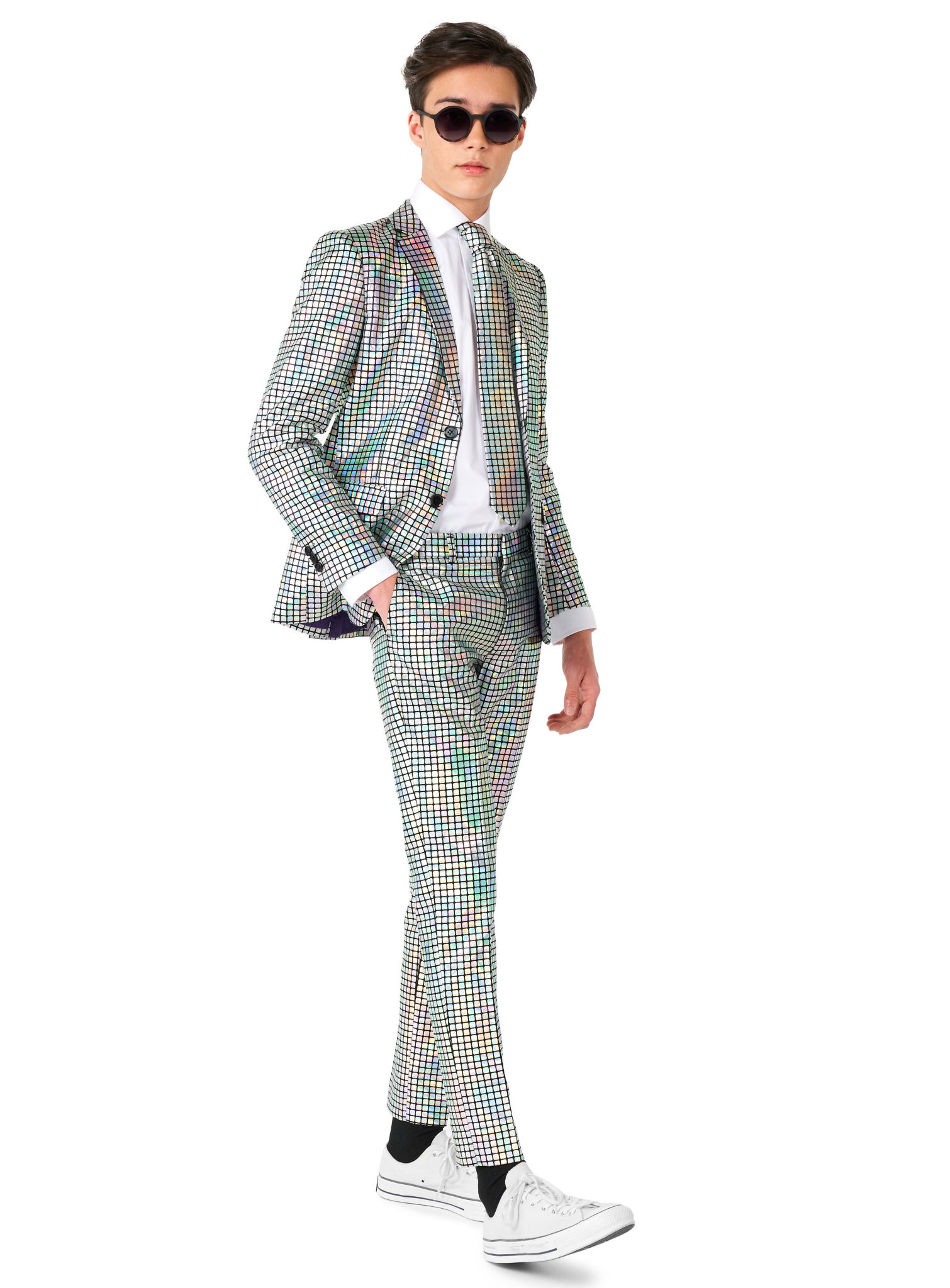 OppoSuits Teen Discoballer Anzug für Jugendliche