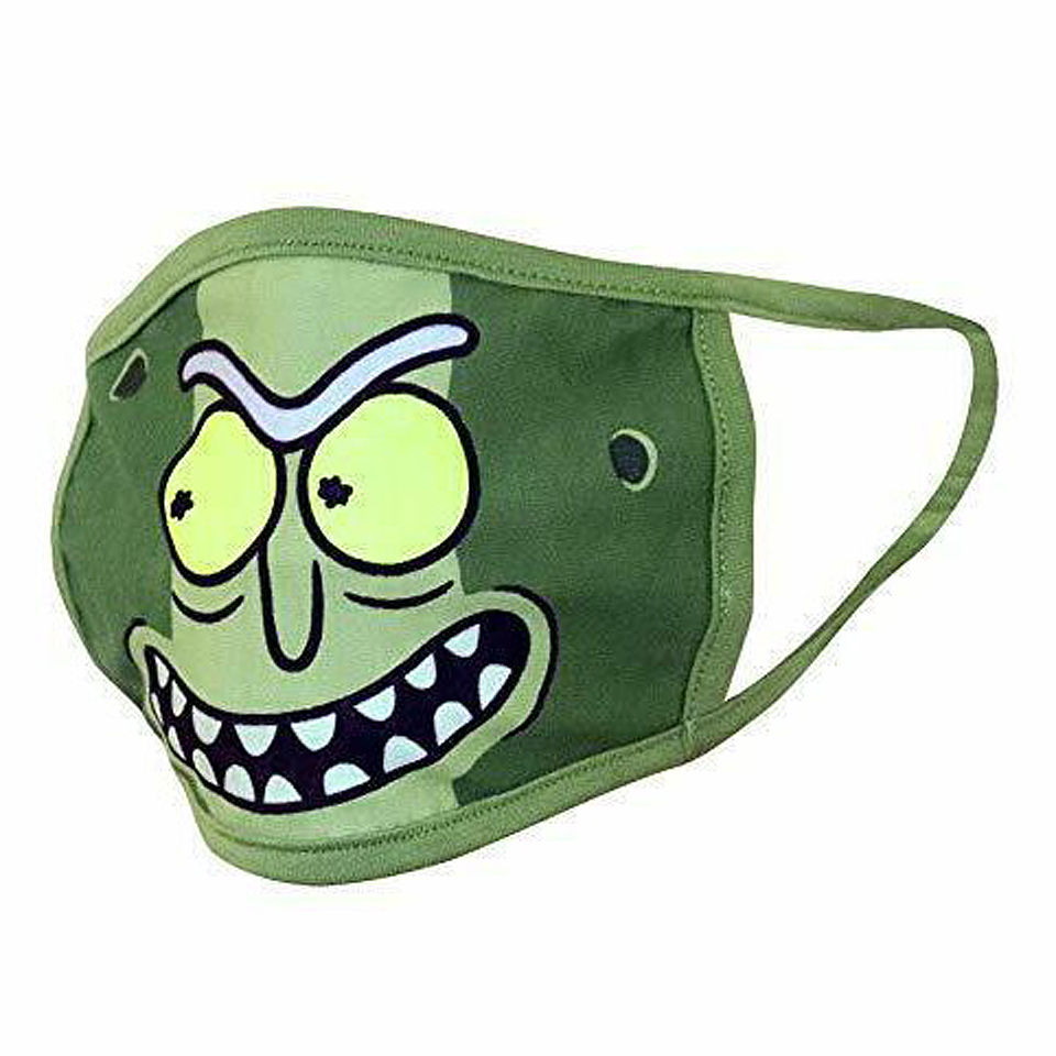 Rick and Morty - Pickle Rick Stoffen Maskers Dubbelpak