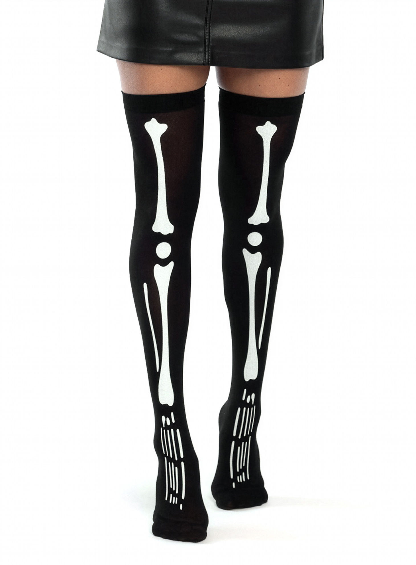 Knochen Design Overknees